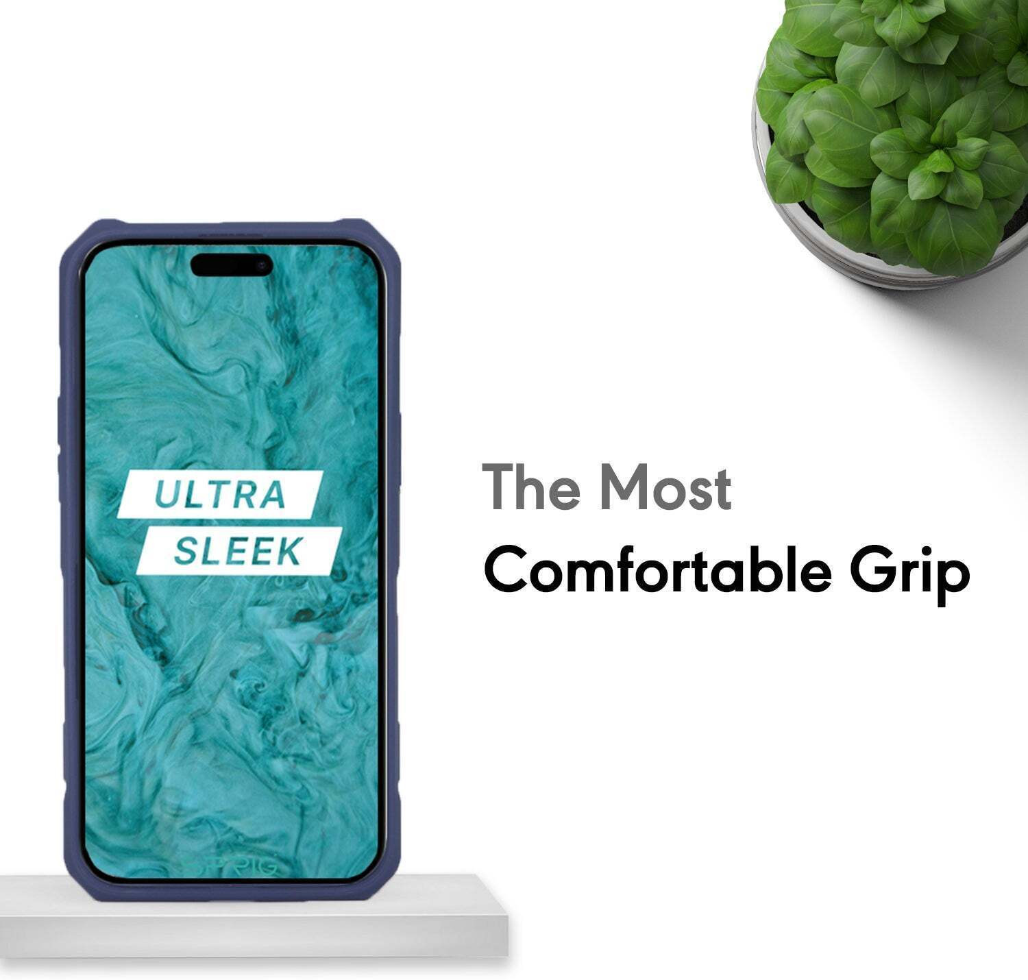 Image of Sprig Kick-stand Back Cover for Apple iPhone 15, Apple iPhone 15, Apple iPhone 15