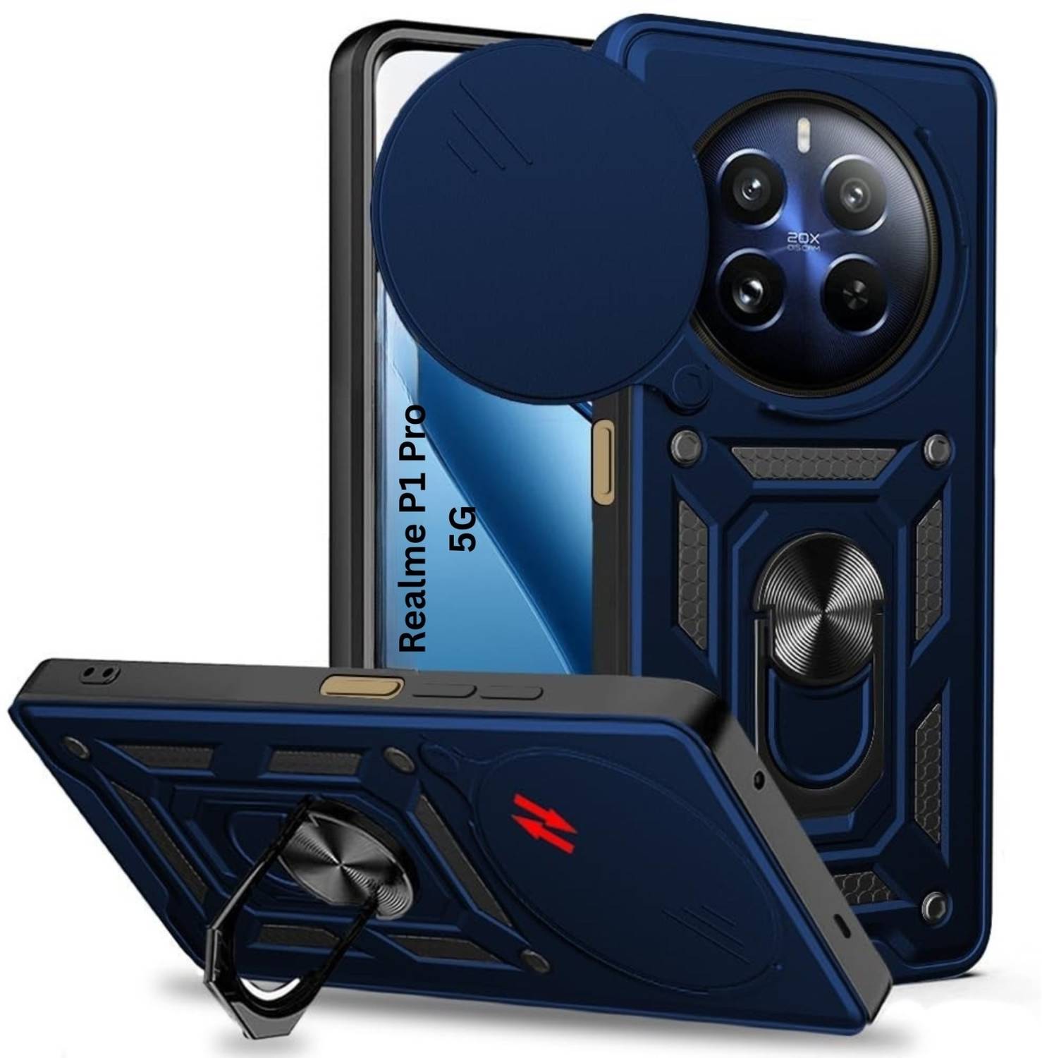 Fablue Back Cover for Realme P1 Pro 5G Blue - Image 1