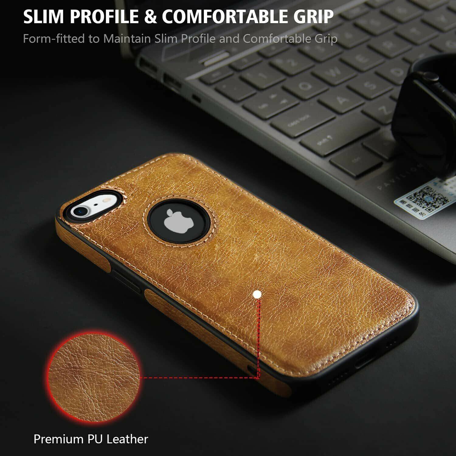 Bonqo Back Cover for iPhone 7 Brown - Image 2
