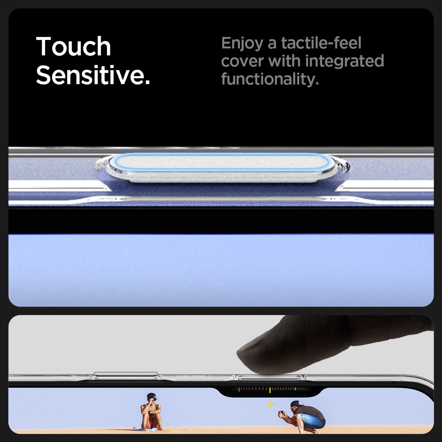 Image of Spigen Thin Fit Clear T MagFit Back Cover for iPhone 16