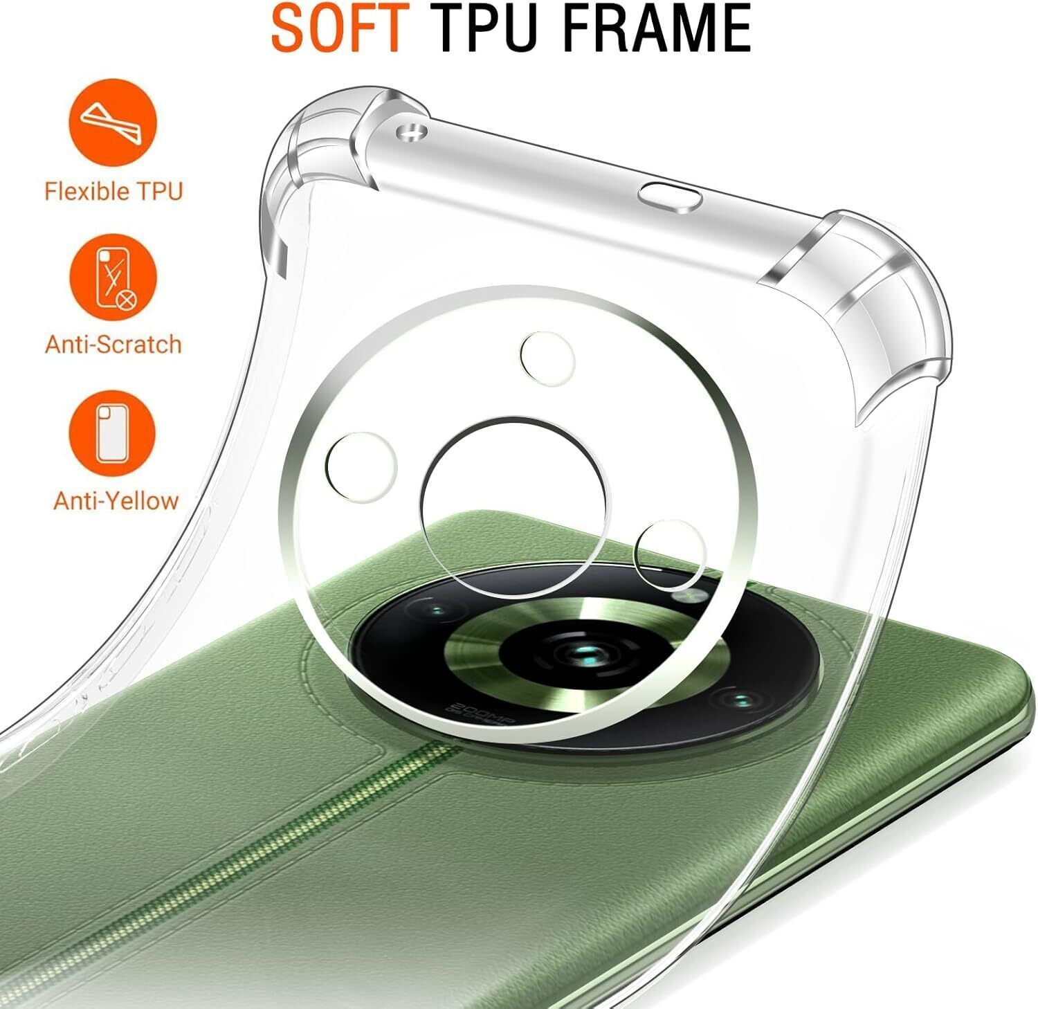 Image of NIKICOVER Back Cover for Realme 11 Pro 5G / Realme 11 Pro Plus 5G