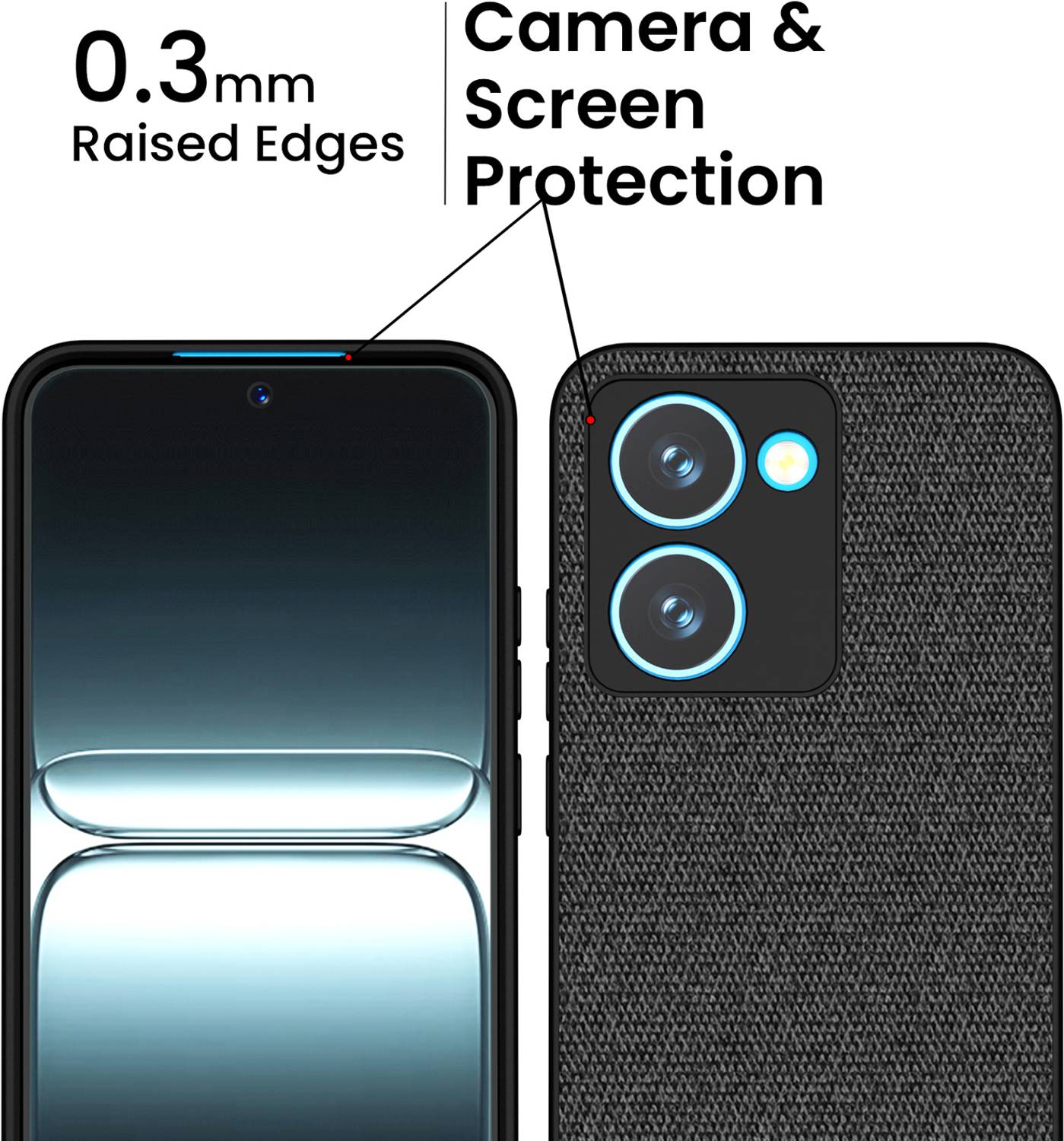 Kapa Back Cover for Realme P3 Ultra 5G Black - Image 4