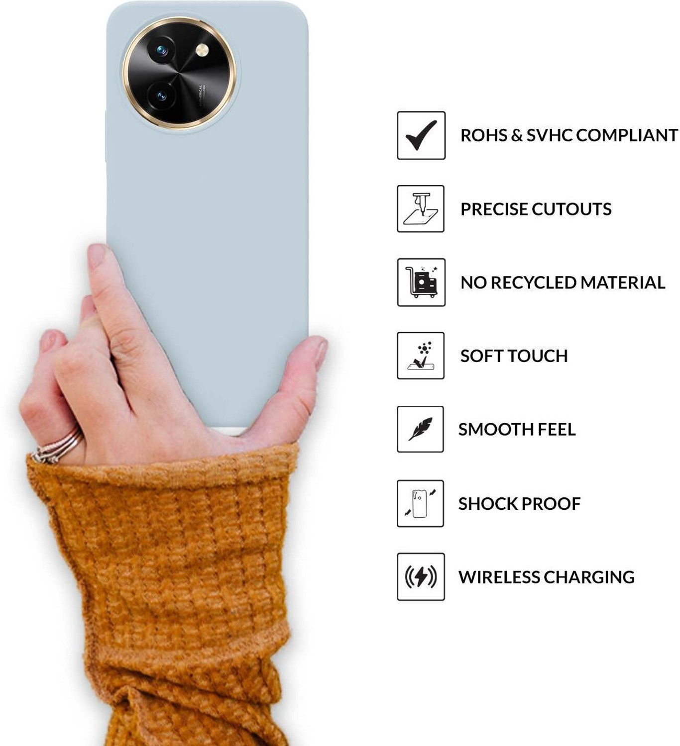 Image of Sprig Back Cover for vivo T3x 5G