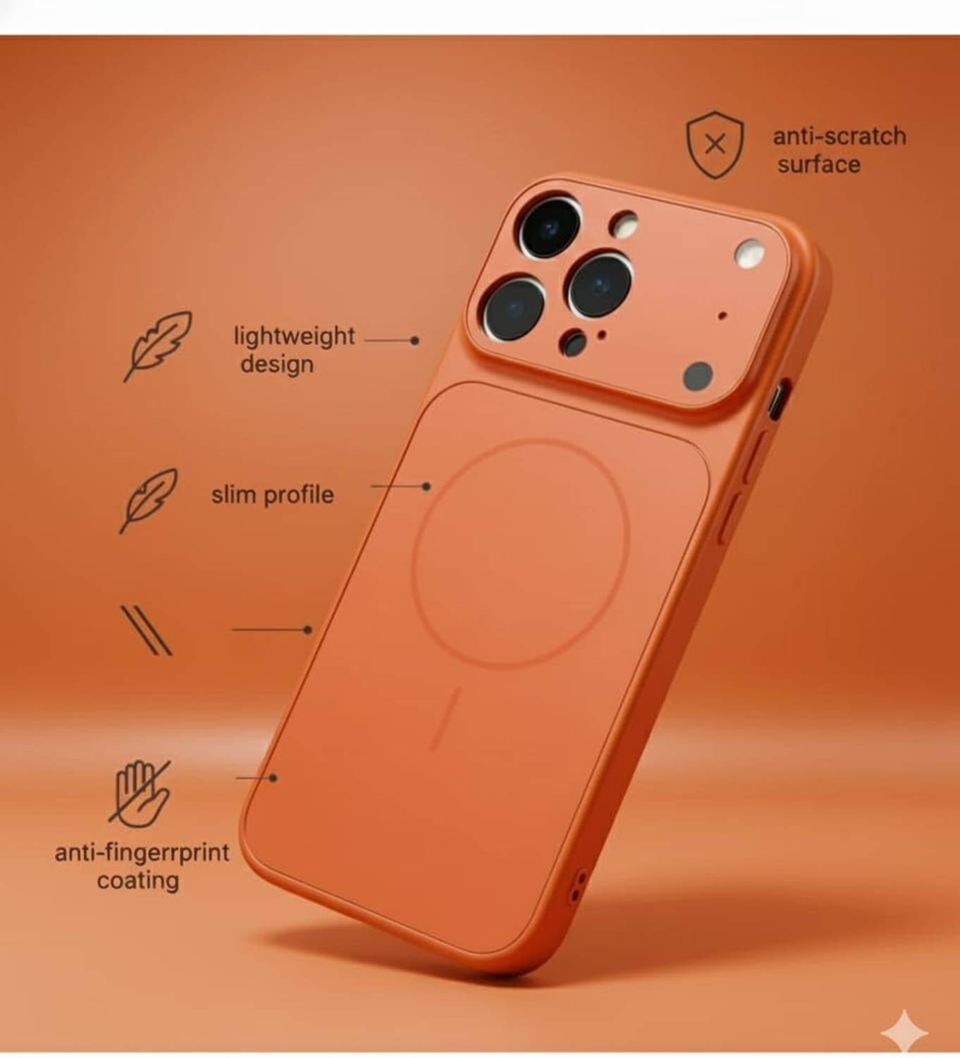 XYNOZ Back Cover for iPhone 13 Pro Max |Convert to 17 pro /17 Pro