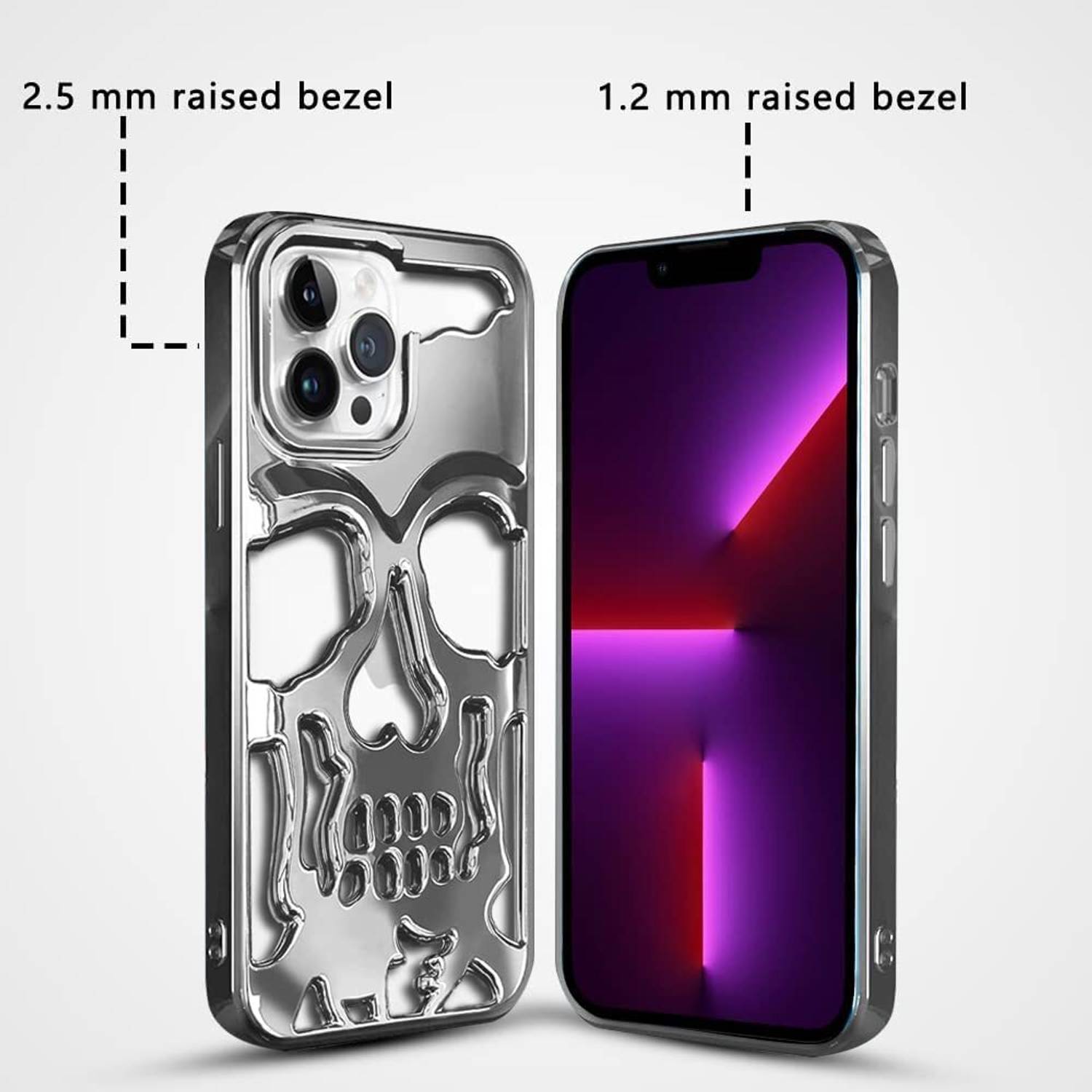 Dallao Back Cover for iPhone 13 Silver - Image 5