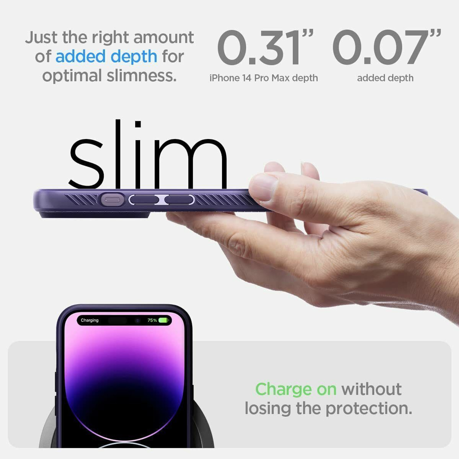 Image of Spigen Liquid Air Back Cover for Apple iPhone 14 Pro Max