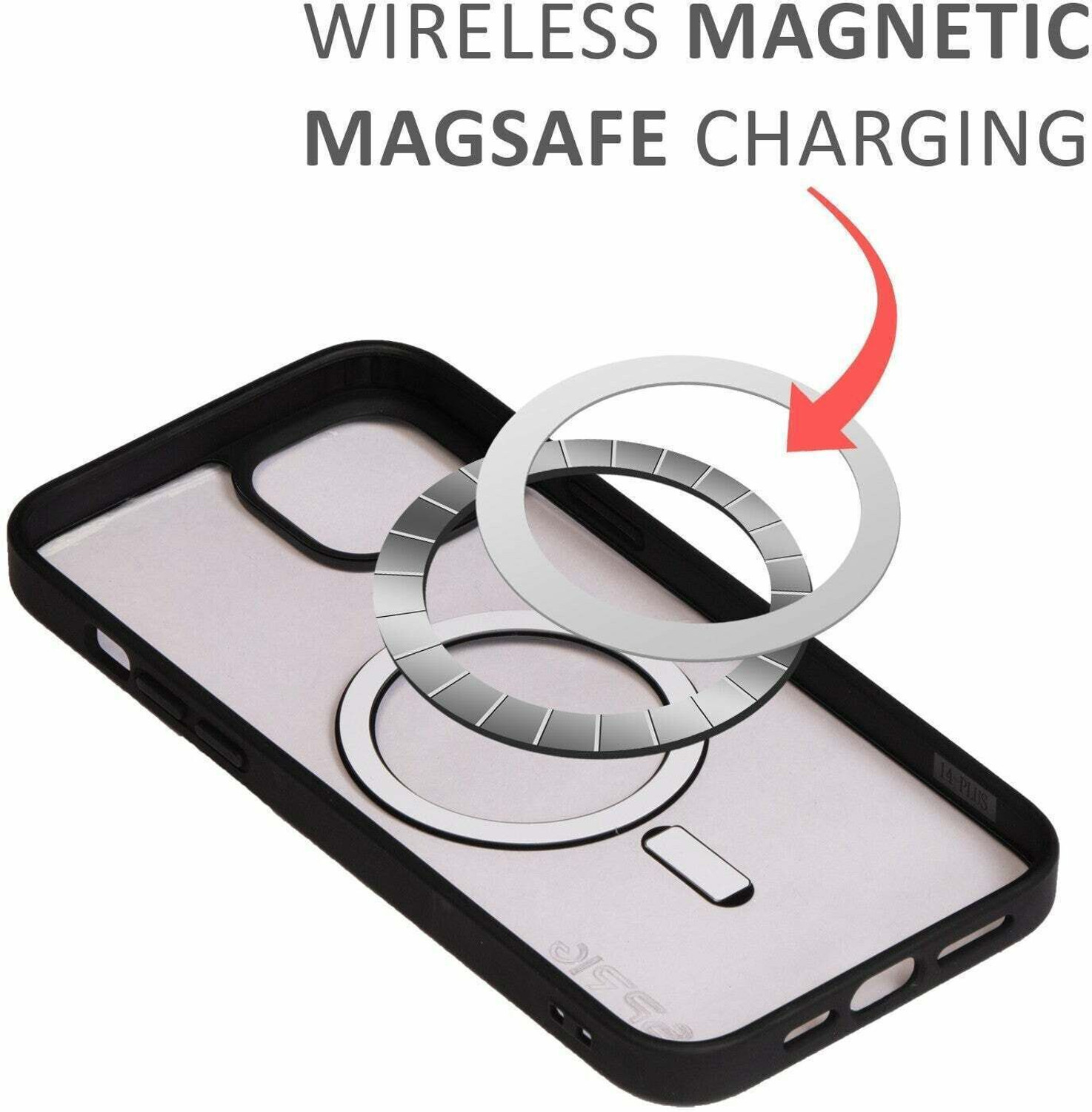Image of Sprig Transparent Magnetic Back Cover for Apple iPhone 14, Apple iPhone 14, iPhone 14