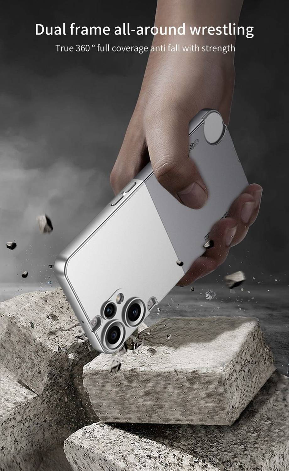 FlareHUB Back Cover for Nothing Phone 2 Pro Gray - Image 2