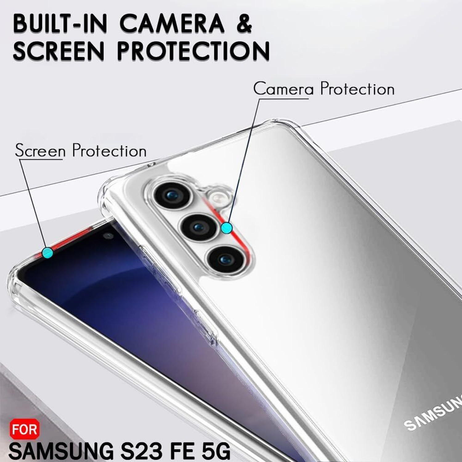 Image of Flipkart SmartBuy Back Cover for Samsung Galaxy S23 FE 5G