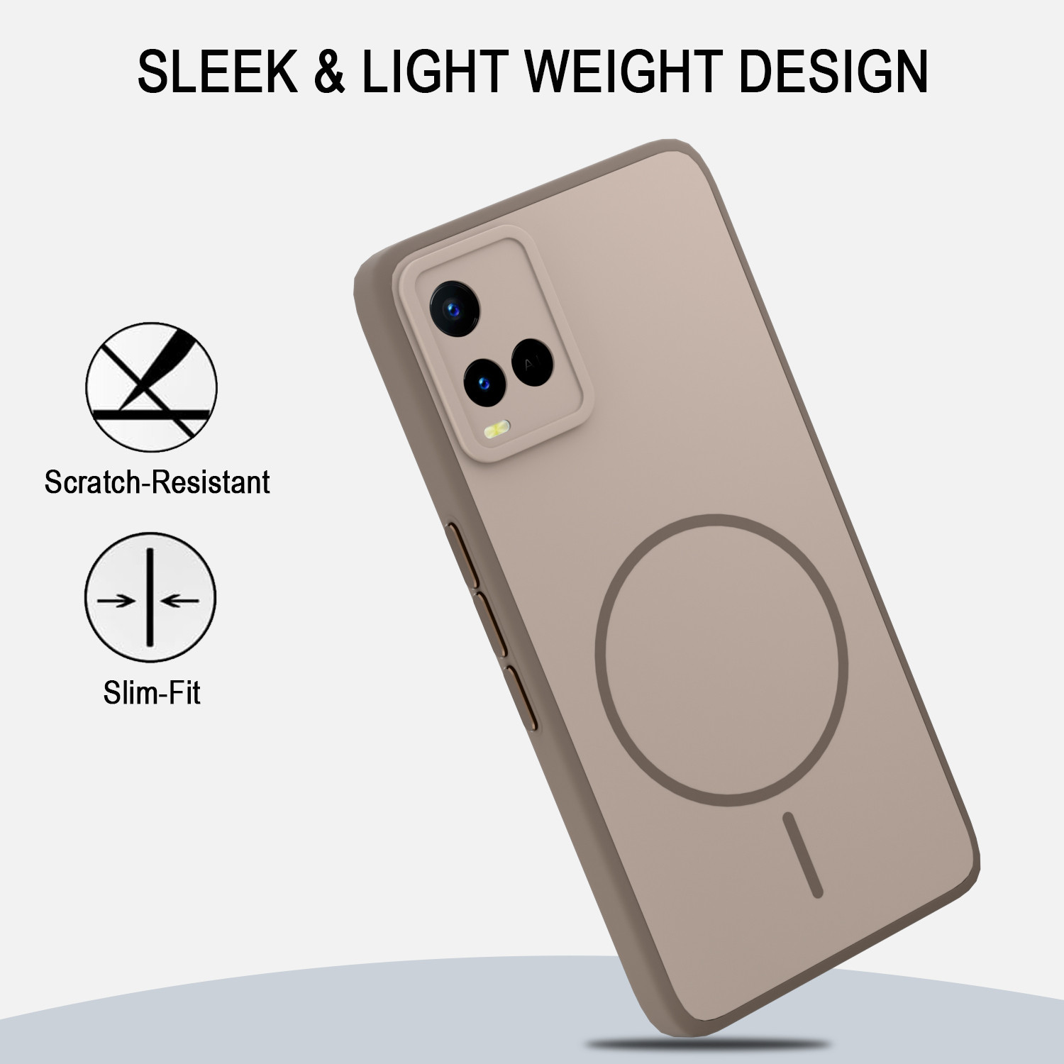 Image of KartV Back Cover for Vivo T1 5G