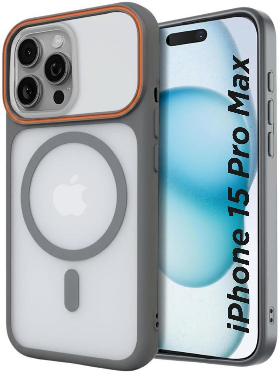 Image of AIBEX Back Cover for Apple iPhone 15 Pro Max | Slim Shockproof Back Cover with Camera Lens Protection