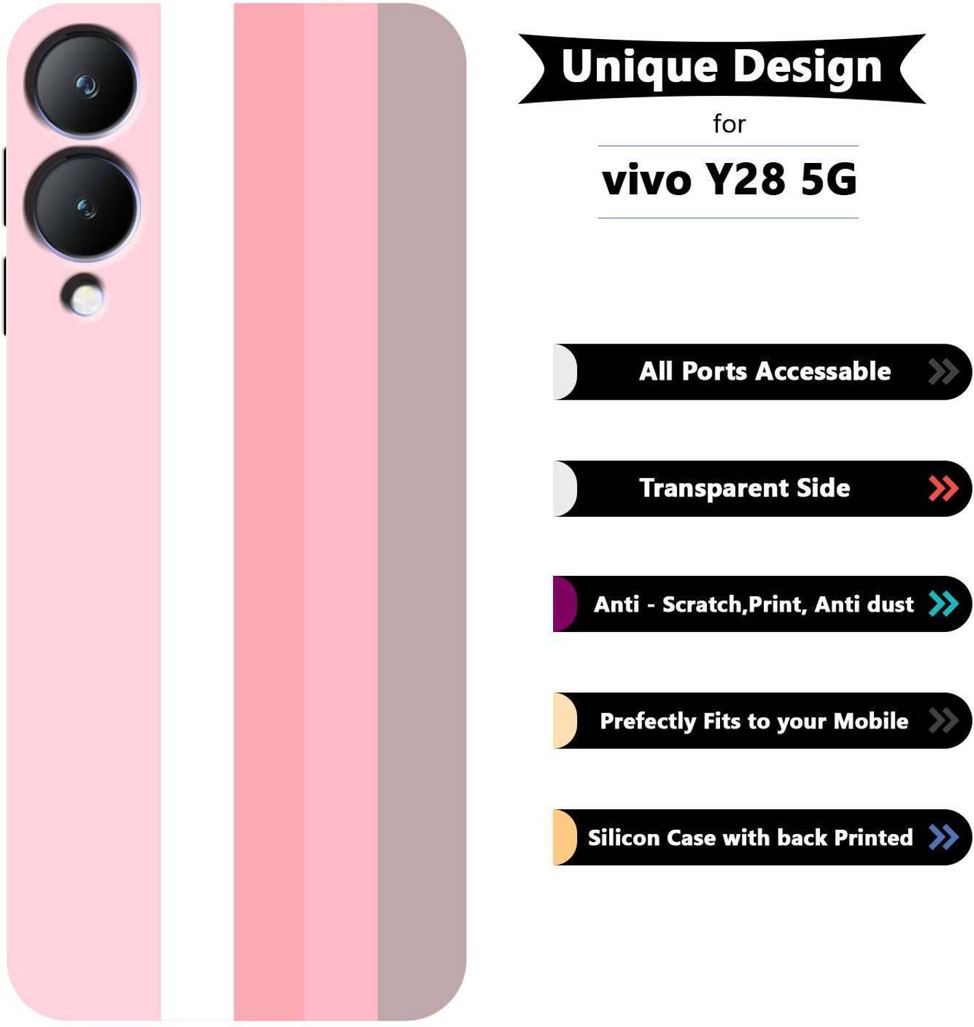 BUYMORE Back Cover for Vivo Y28 5G