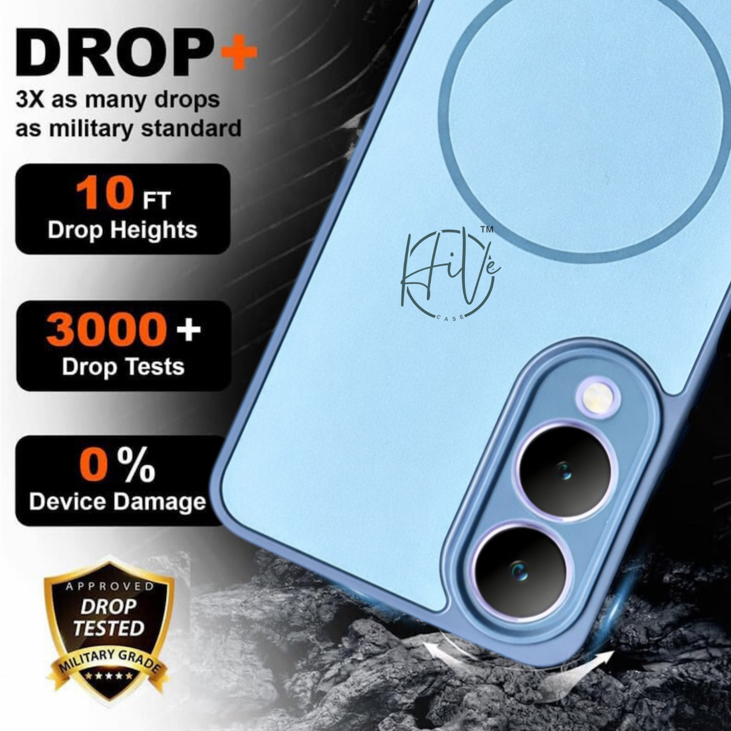 Image of Hive Back Cover for Vivo Y17S, Vivo Y28