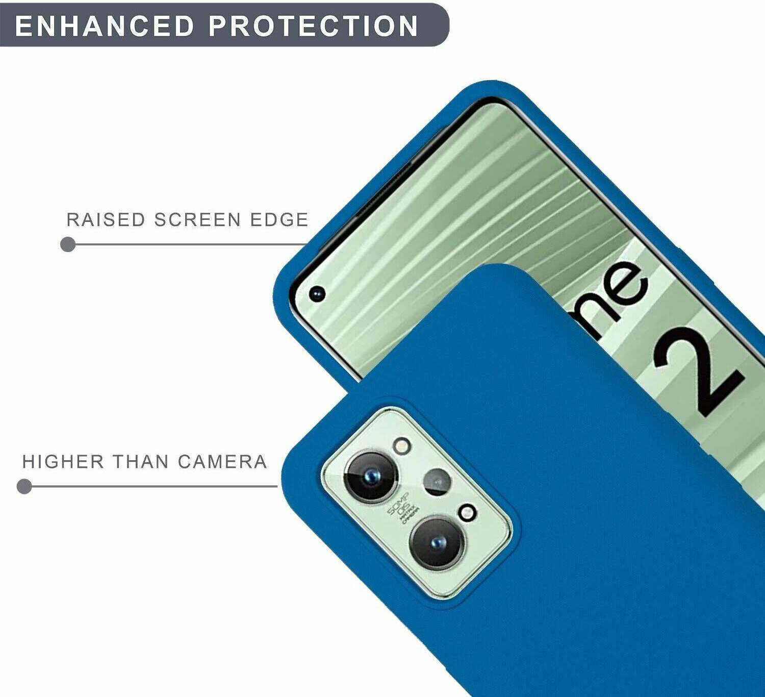 Image of Sprig Liquid Silicone Back Cover for realme GT 2, Realme GT 2