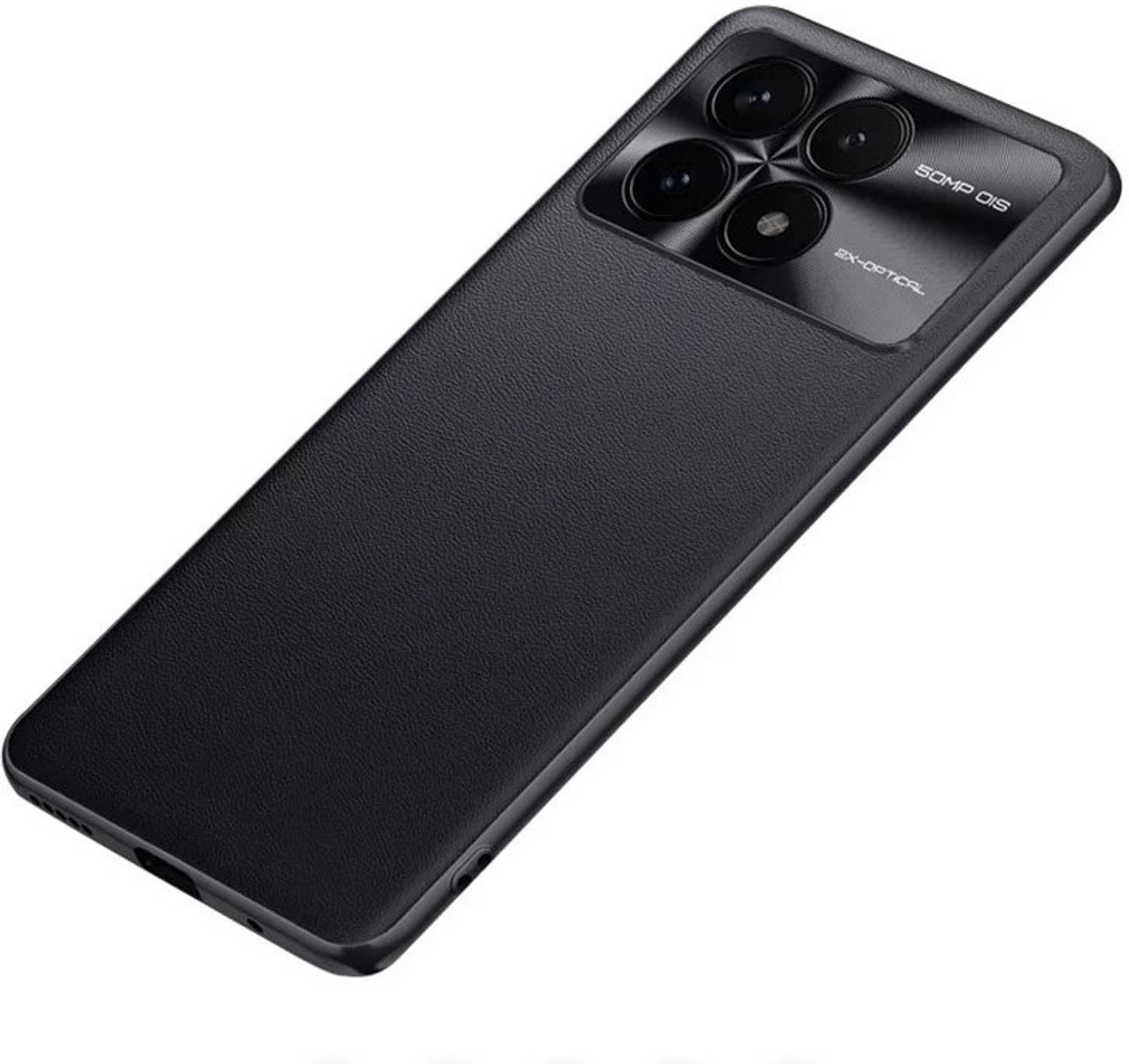 HIGAR PU Leather Back Cover for POCO X6 PRO - Image 1