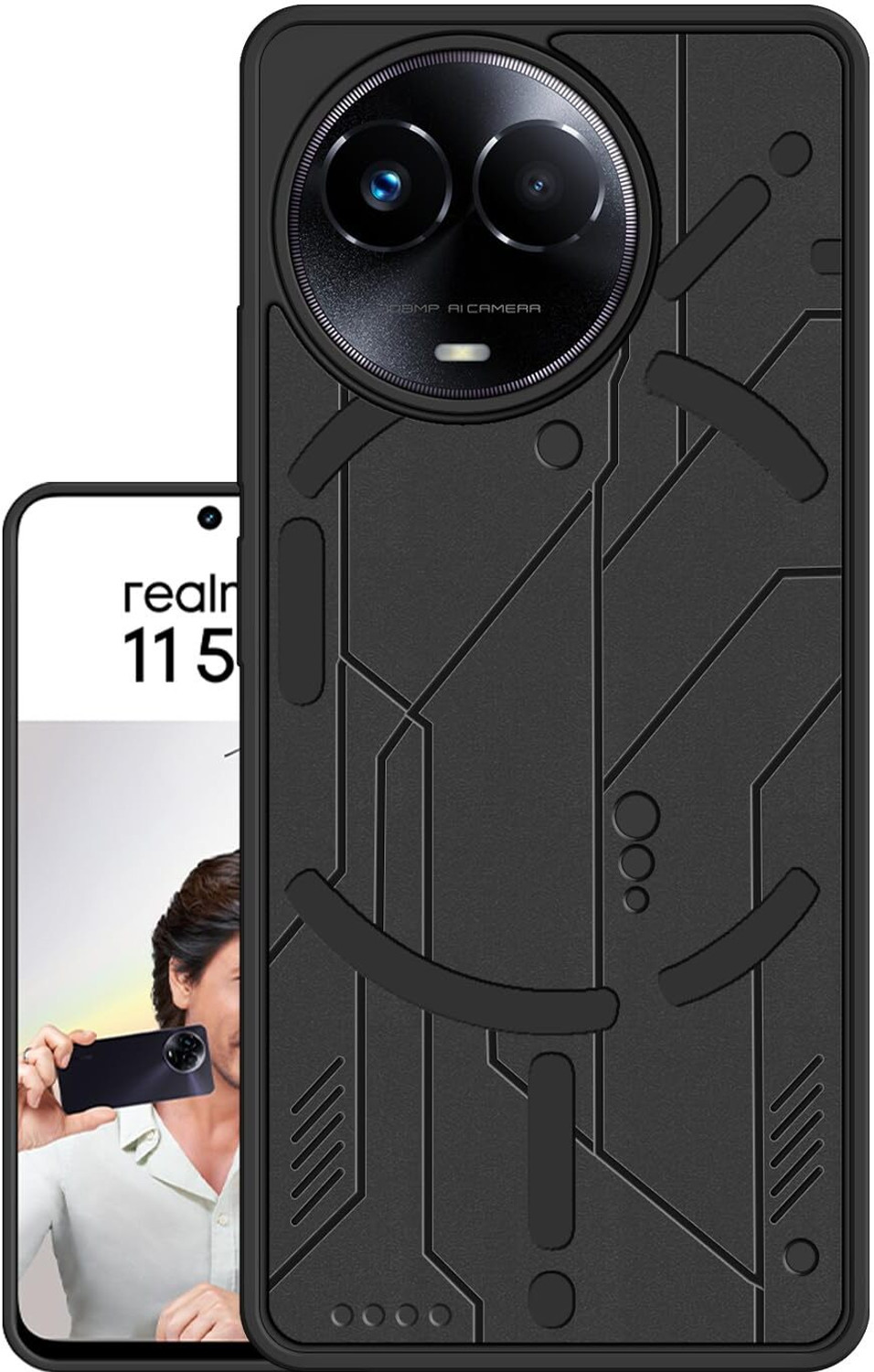 Image of Wellchoice Back Cover for realme 11x 5G