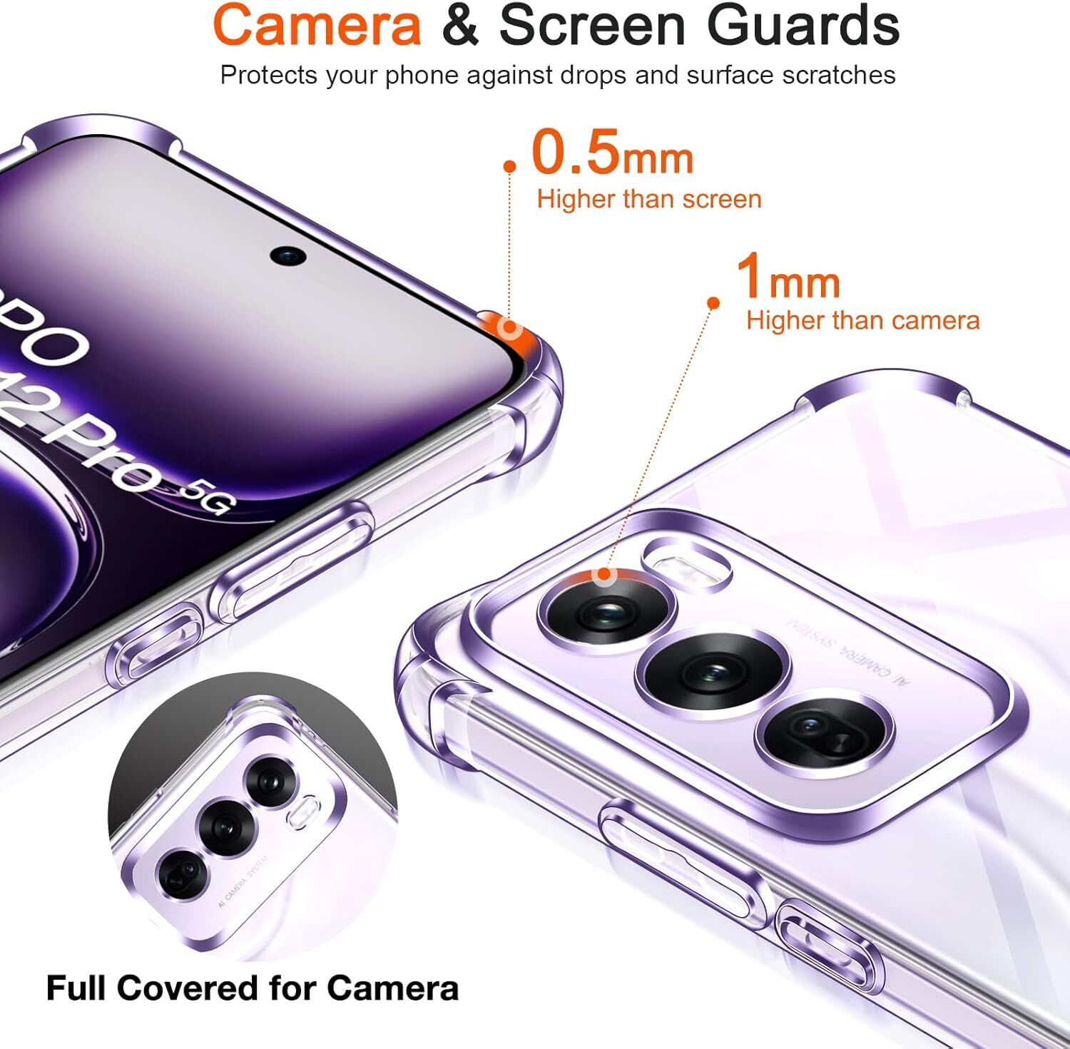 Image of CLOVYR Back Cover for Oppo Reno 12 Pro 5G