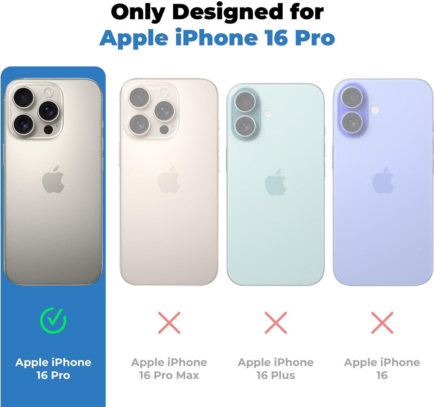 Image of AIBEX Back Cover for Apple iPhone 16 Pro