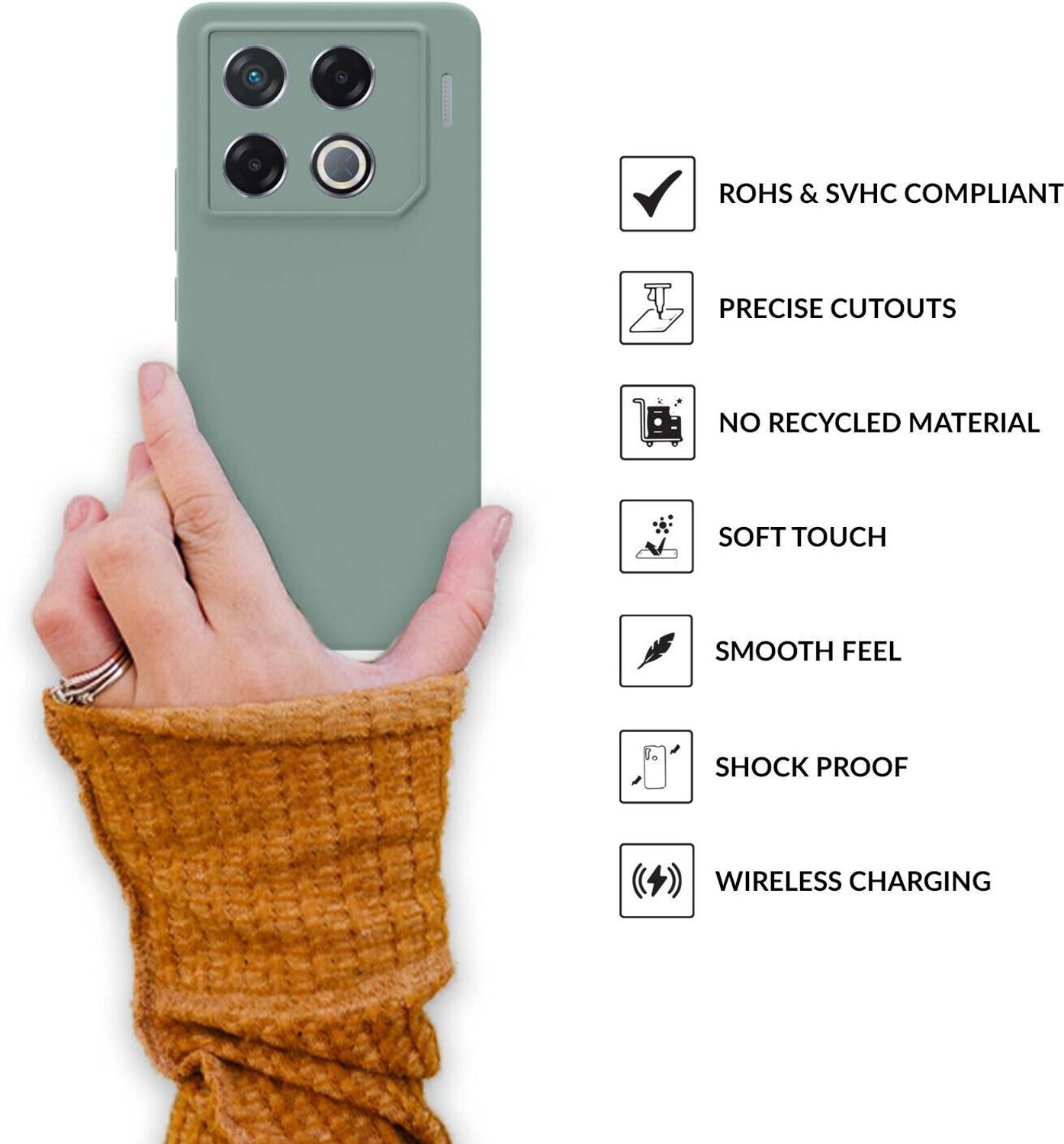 Image of Sprig Back Cover for Infinix GT 20 Pro:Infinix GT 20 Pro 5G, GT 20 Pro