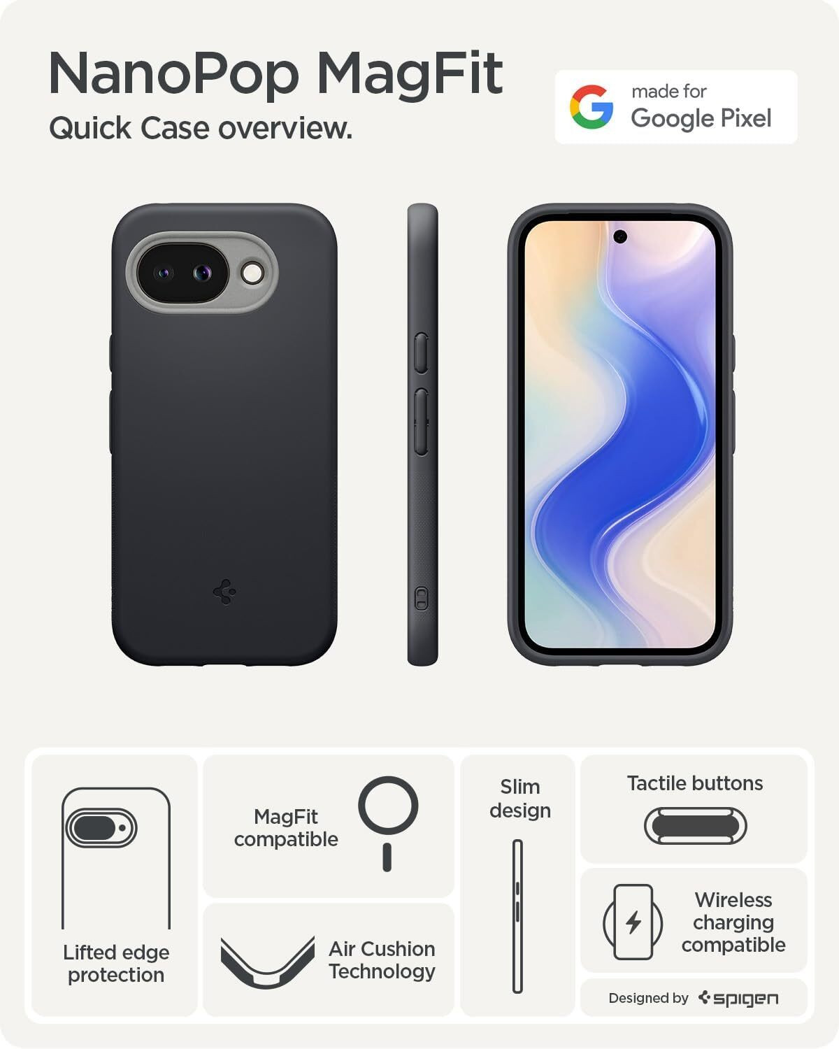 Image of Spigen Nano Pop MagFit Back Cover for Google Pixel 10a
