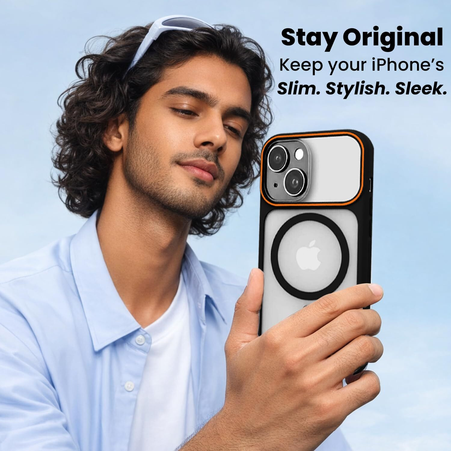 Image of AIBEX Back Cover for Apple iPhone 13 / Apple iPhone 14 | Slim Shockproof Back Cover with Camera Lens Protection