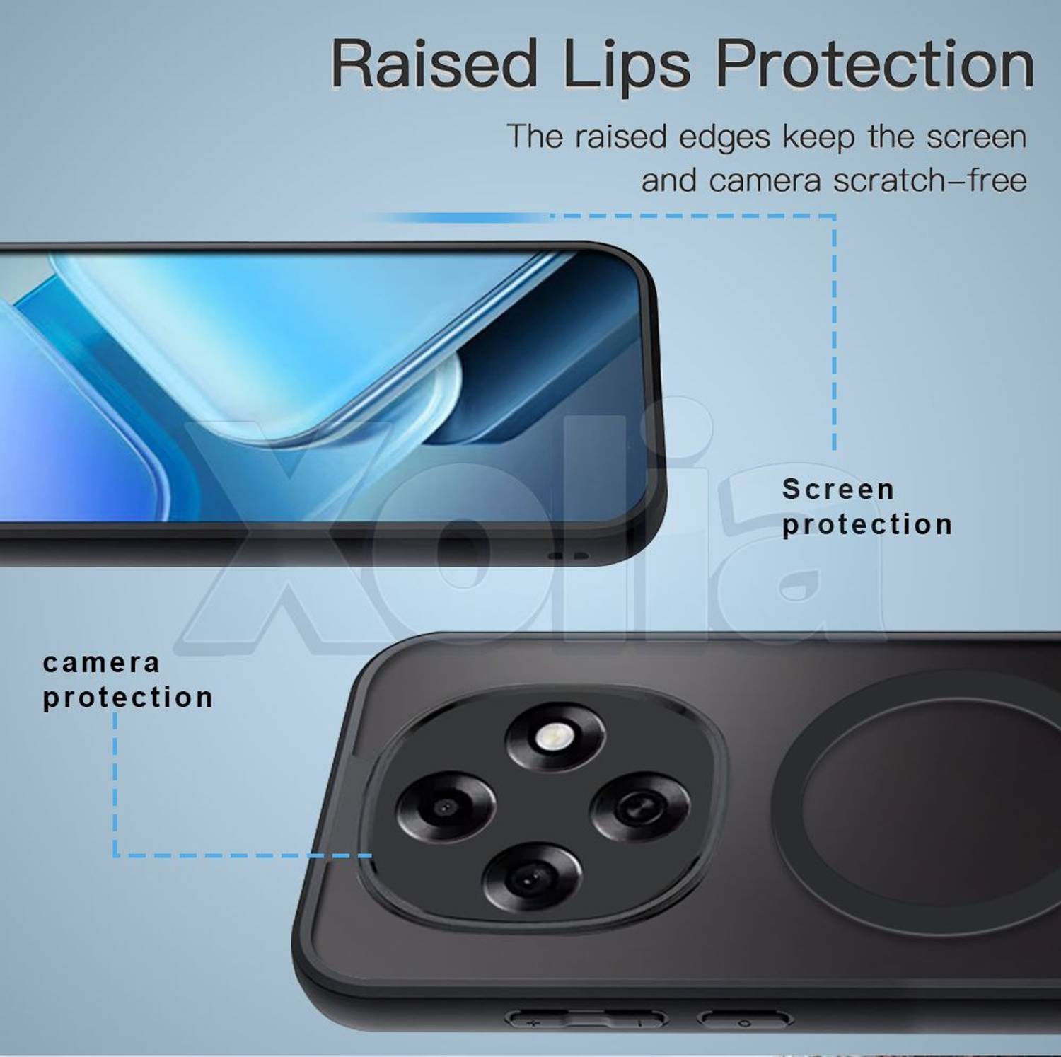 Xolia Back Cover for OPPO F31 Pro 5G Black - Image 4