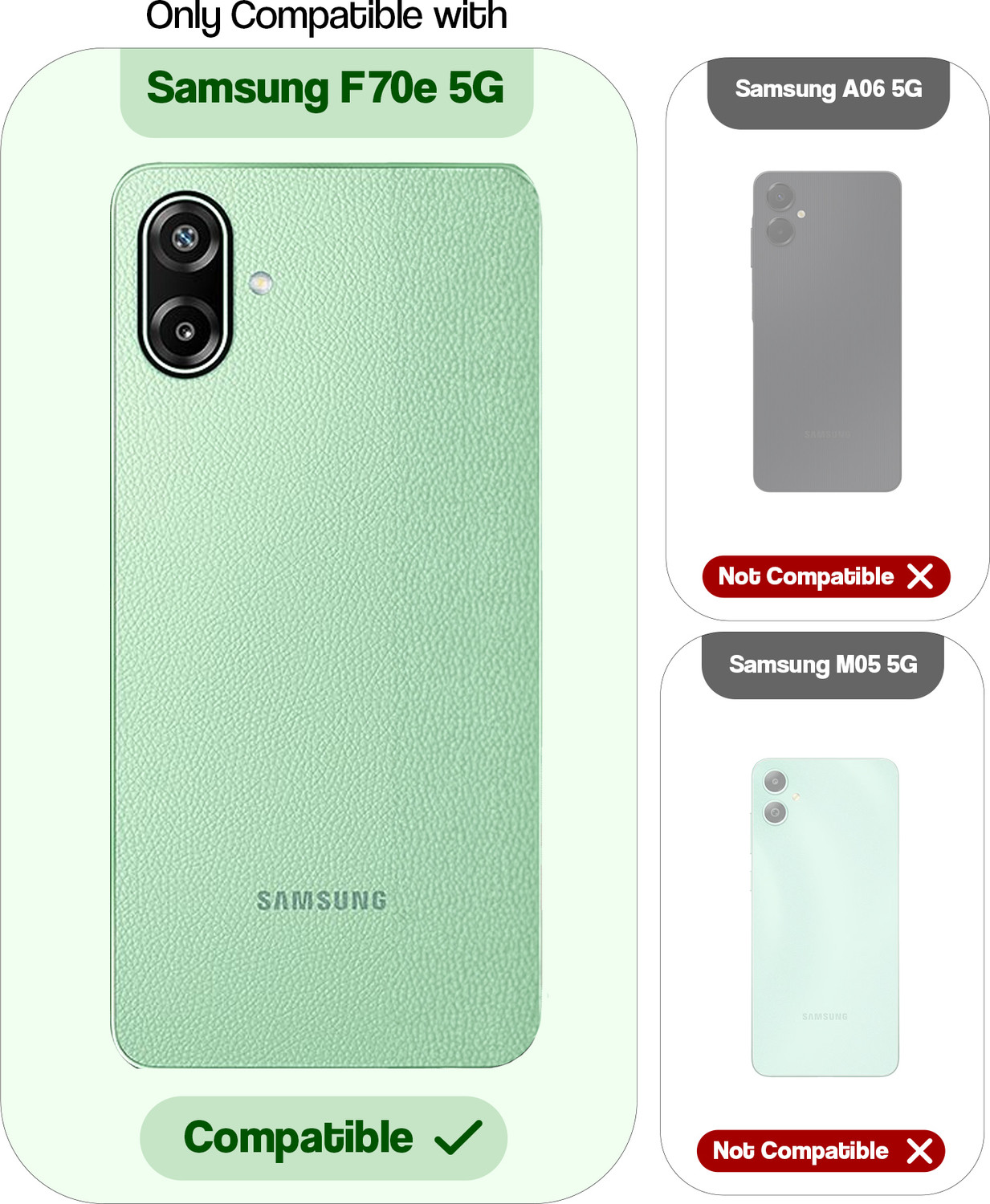 Image of Mr. Case Back Cover for Samsung F70e 5G