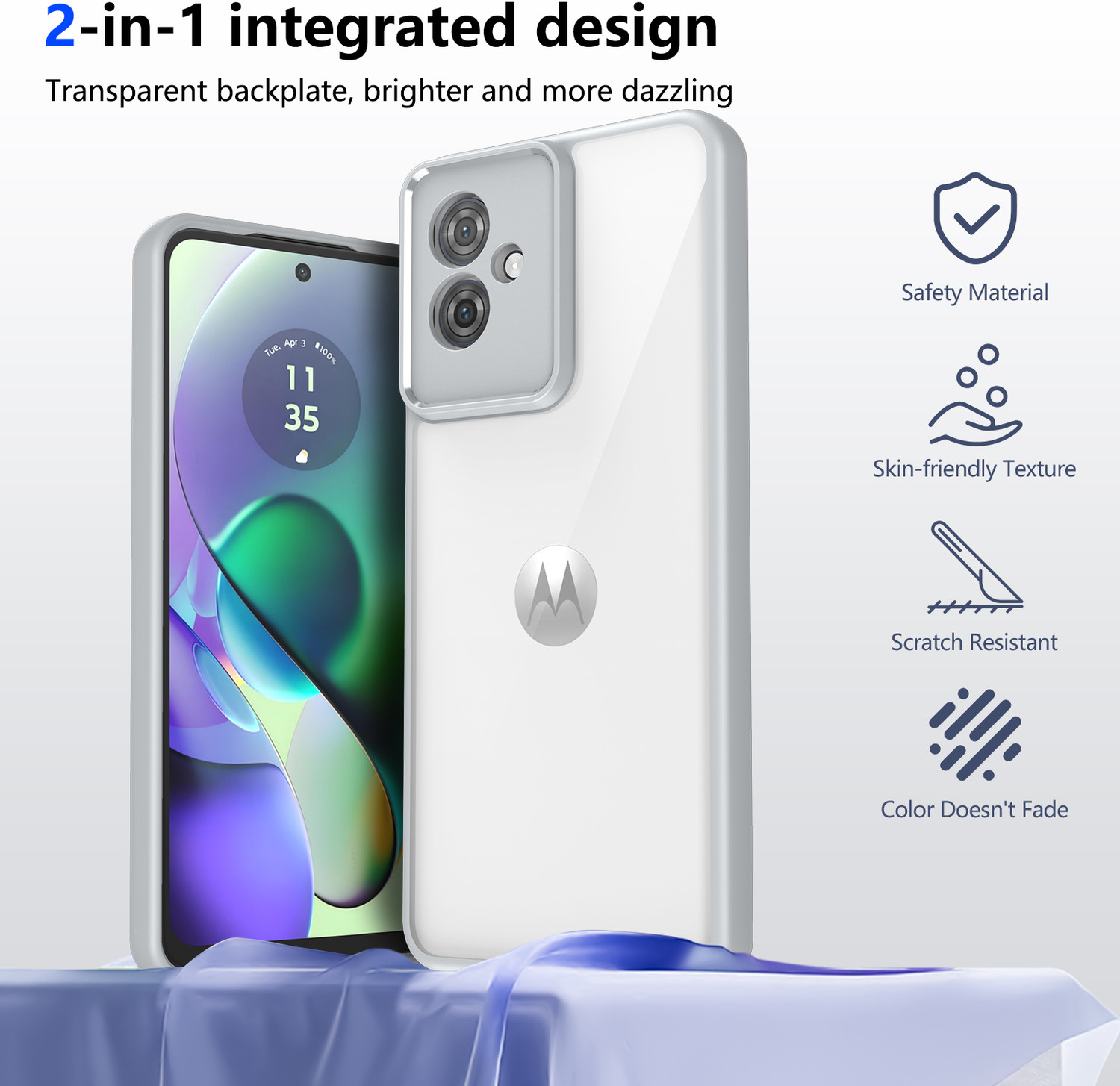Image of KartV Back Cover for MOTOROLA g64 5G