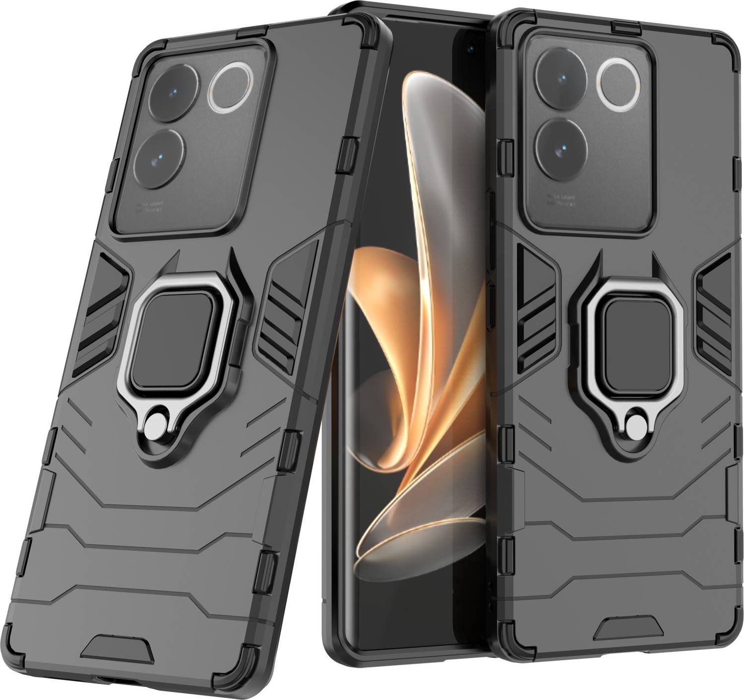 Mobile Mart Back Cover for Vivo T2 Pro 5G Black - Image 1