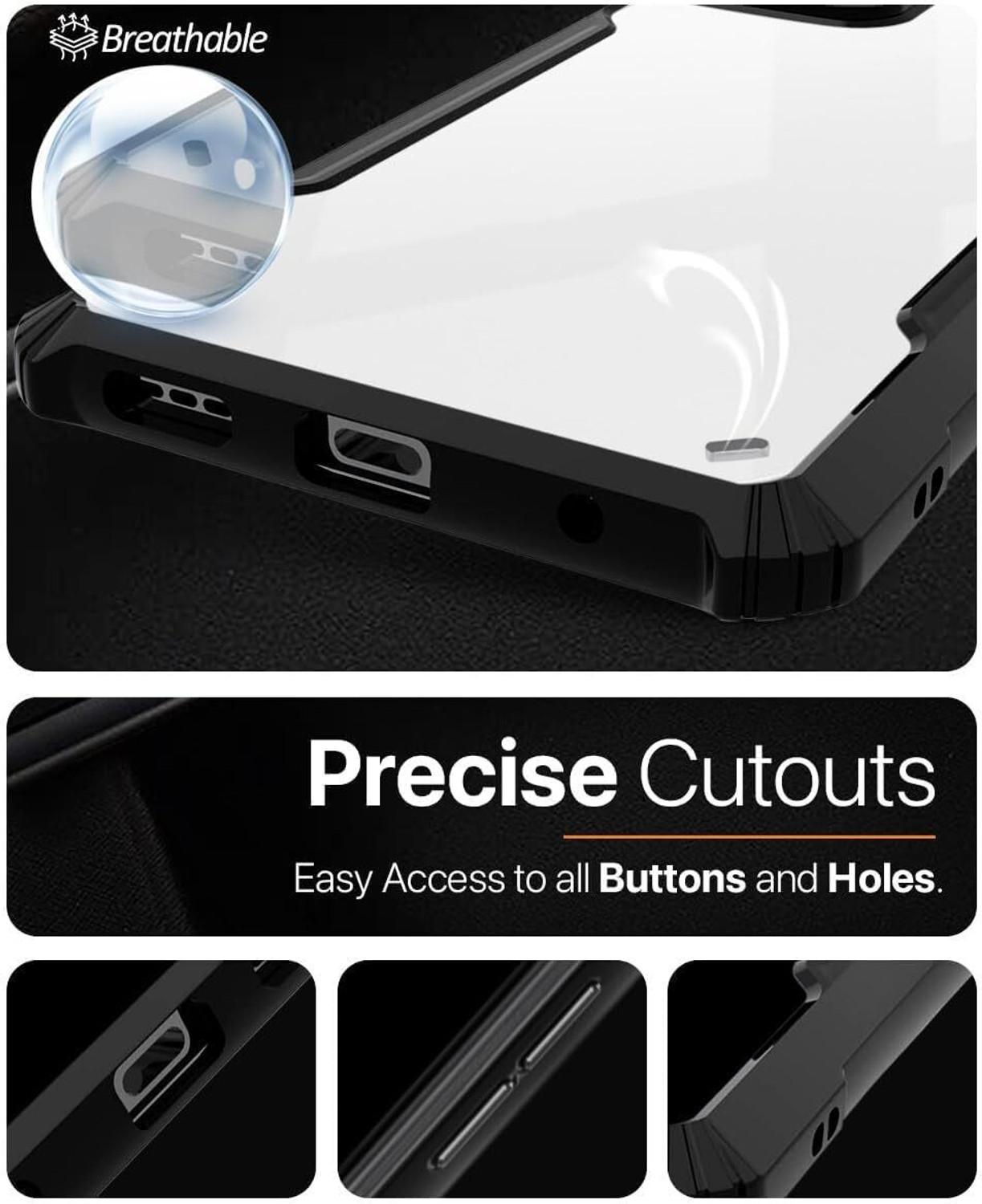 Image of CASEHUNT Back Cover for Vivo V70 5G /Vivo V70 Elite [IP]