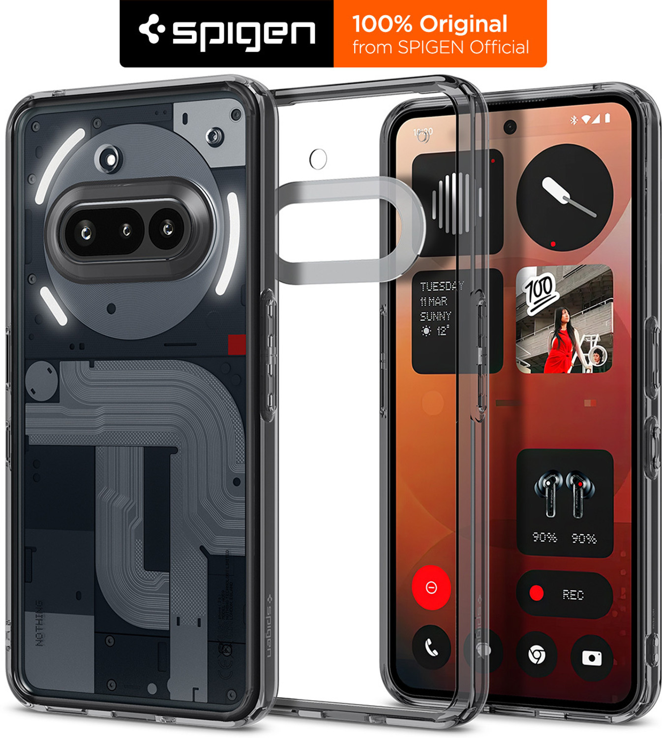 Image of Spigen Ultra Hybrid Back Cover for Nothing Phone (3a)