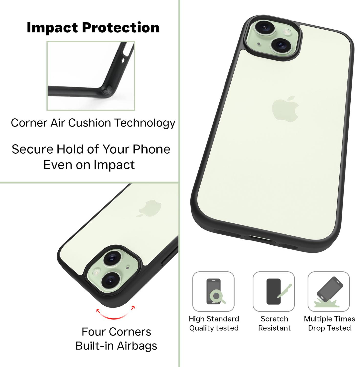 RIGGEAR Back Cover for iPhone 15 - Image 2