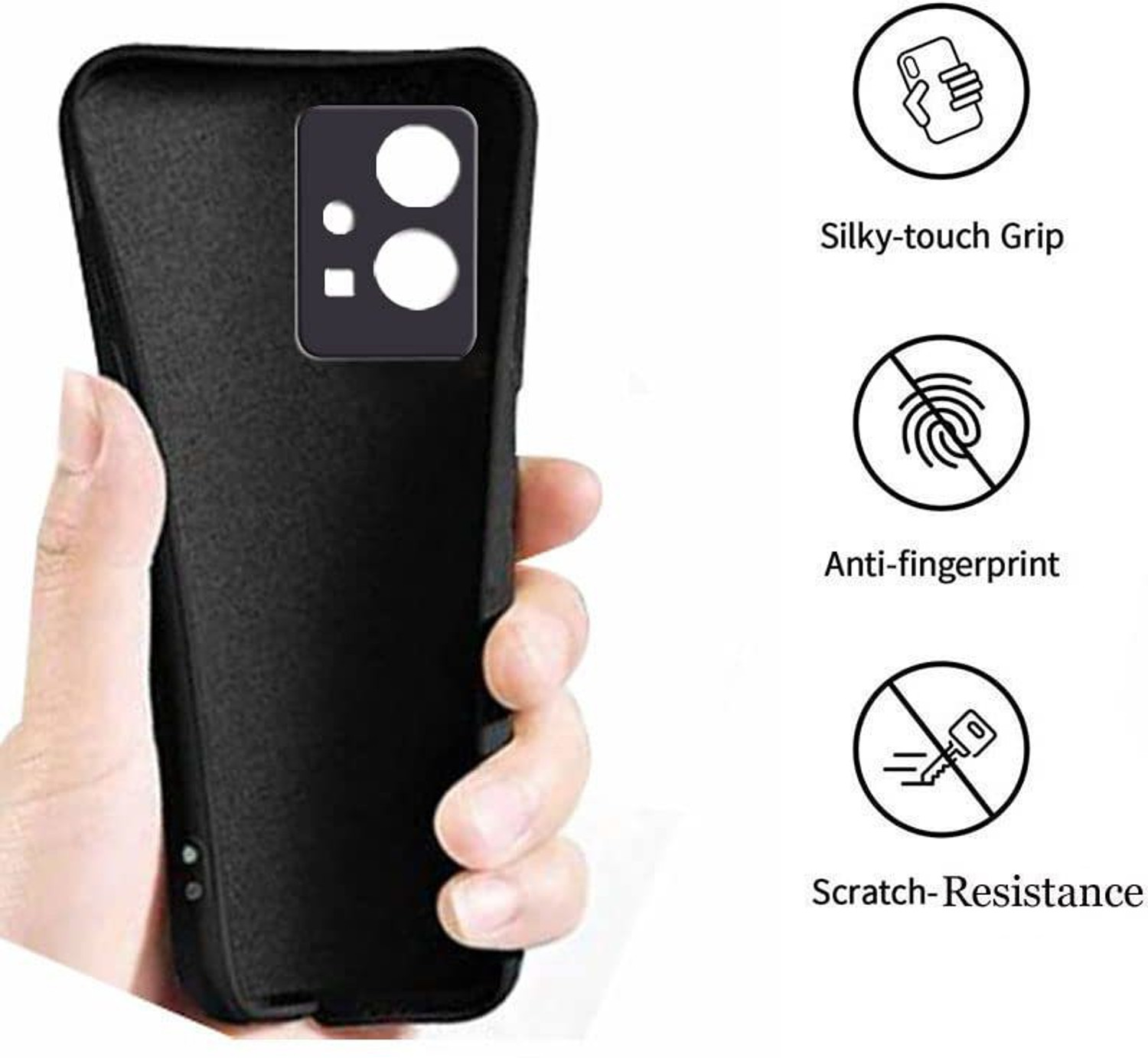 Image of fi-yonity Back Cover for REALME VIVO T1 5G