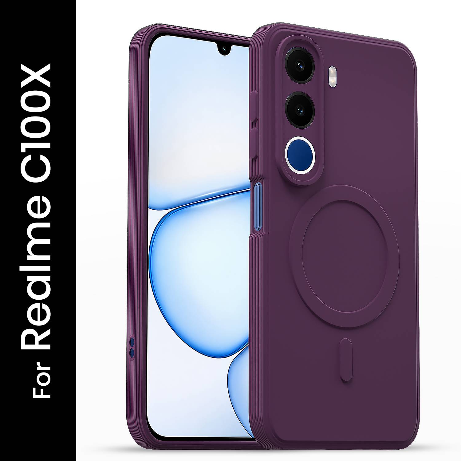 GLOBAL NOMAD Back Cover for Realme C100x Purple