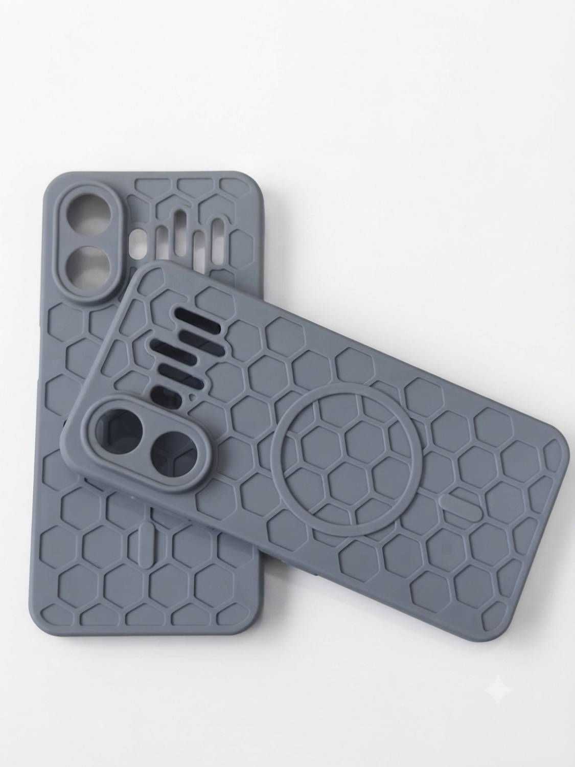 FOUR U COVER Back Cover for AI+ NOVA 2 PRO 5G (Grey) - Image 4