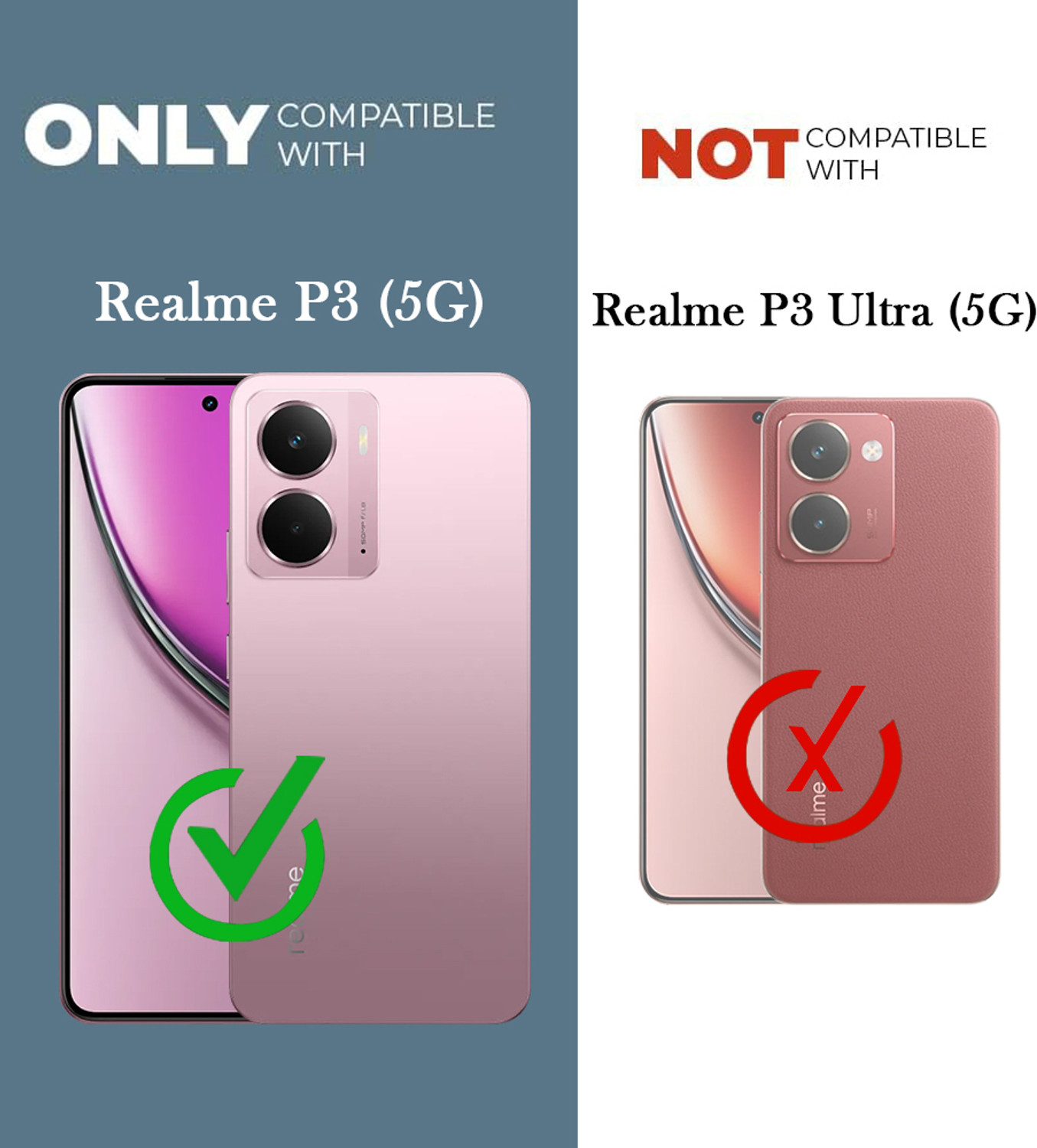 Image of JKOBI Back Cover for Realme P3