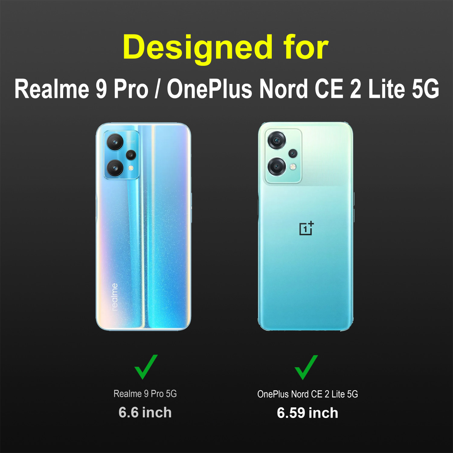 Image of GLOBAL NOMAD Back Cover for Realme 9 Pro 5G (Black, Grip Case, Silicon, Pack of: 1)