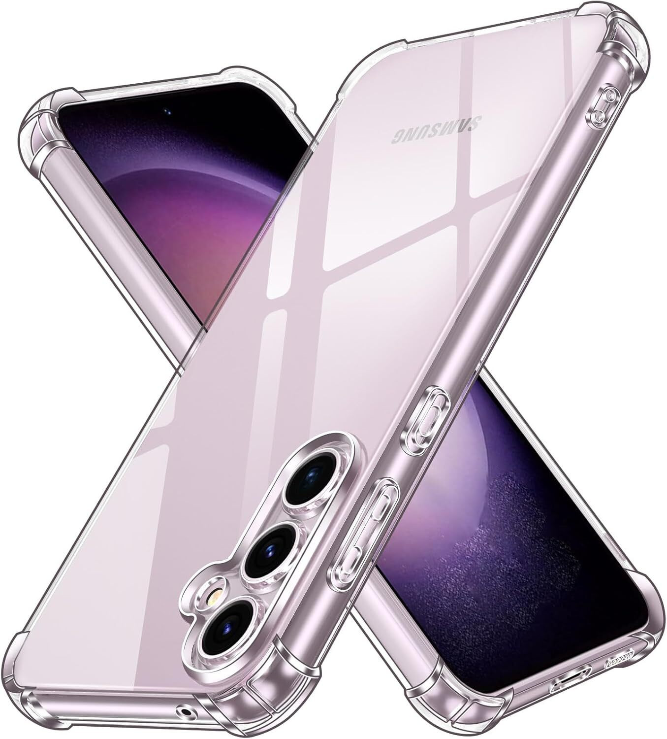 Image of Suriilo Bumper Case for Samsung Galaxy S23 FE 5G Back Cover Silicon Case