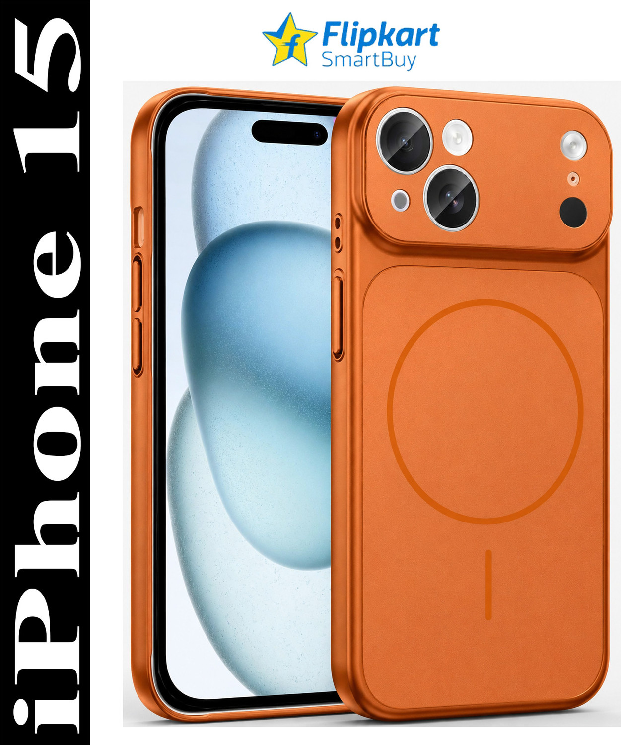 Image of Flipkart SmartBuy Back Cover for Apple iPhone 15