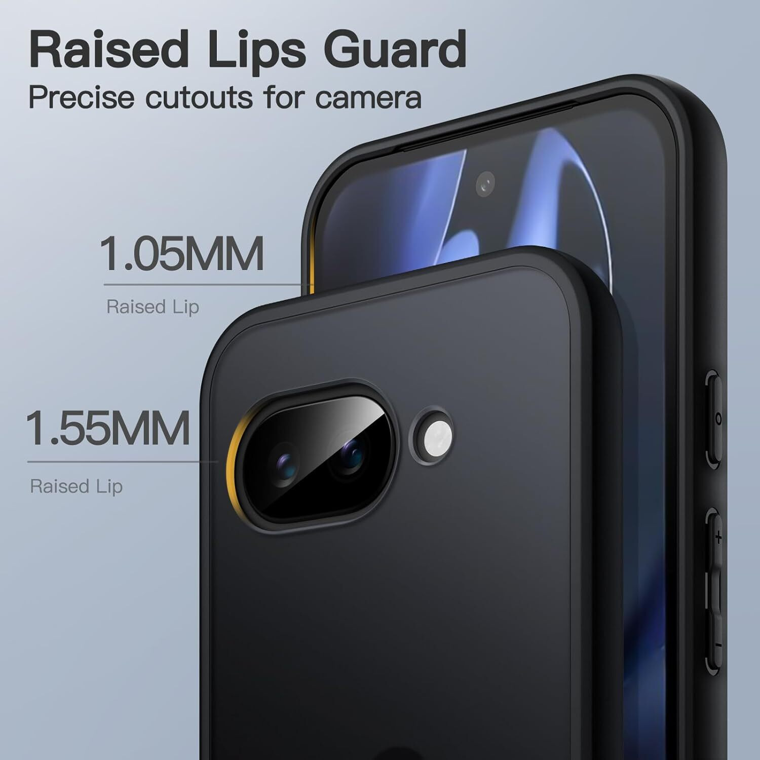 Image of Wellpoint Back Cover for Google Pixel 10a (Black, Matte Finish, Thermoplastic Polyurethane, Pack of: 1)