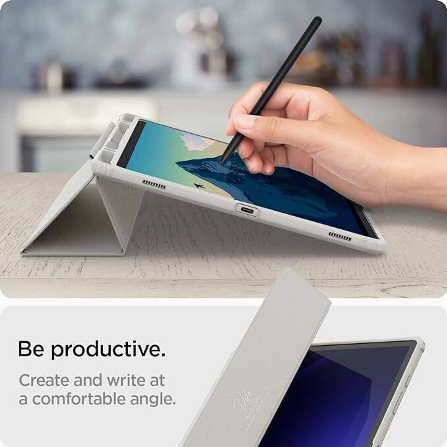 Spigen Ultra Hybrid Pro Back Cover for Samsung Galaxy Tab S9 Plus