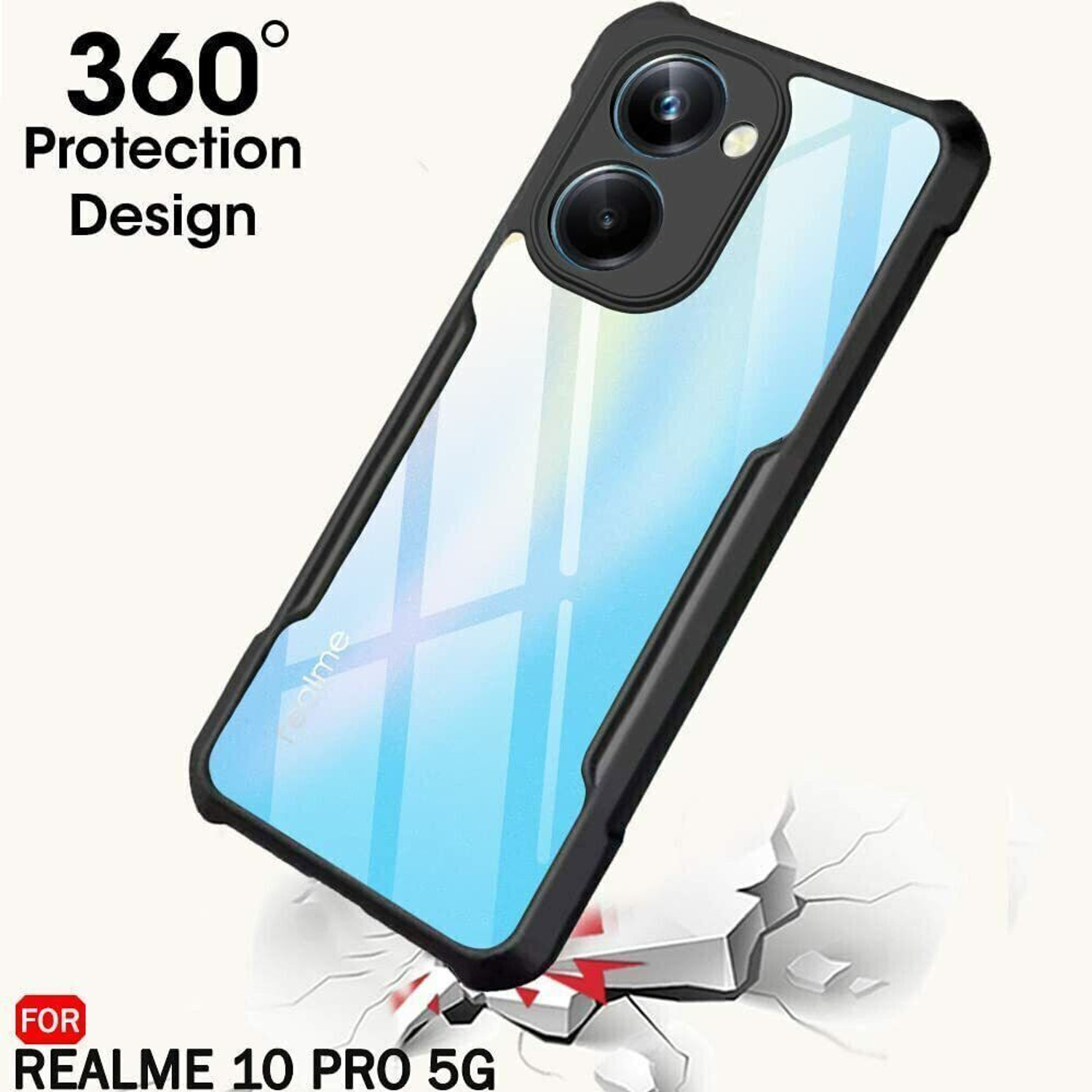 Image of Micvir Back Cover for Realme 10 Pro 5G