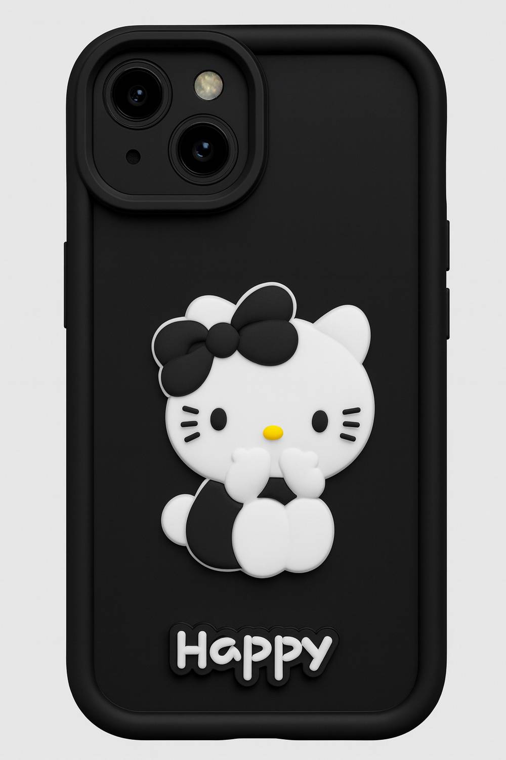 AGRONA Back Cover for Apple iPhone 15 | 3D Cute Design | Soft Silicone Shockproof Protective Mobile Case