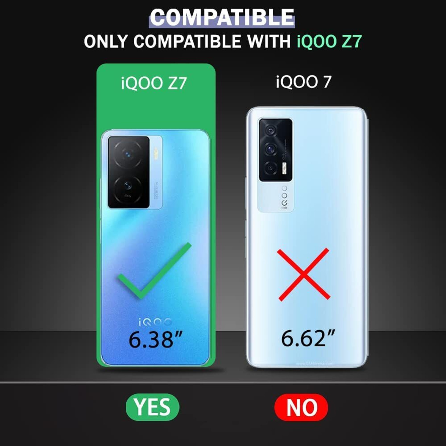 Image of Micvir Back Cover for iQOO Z7 5G