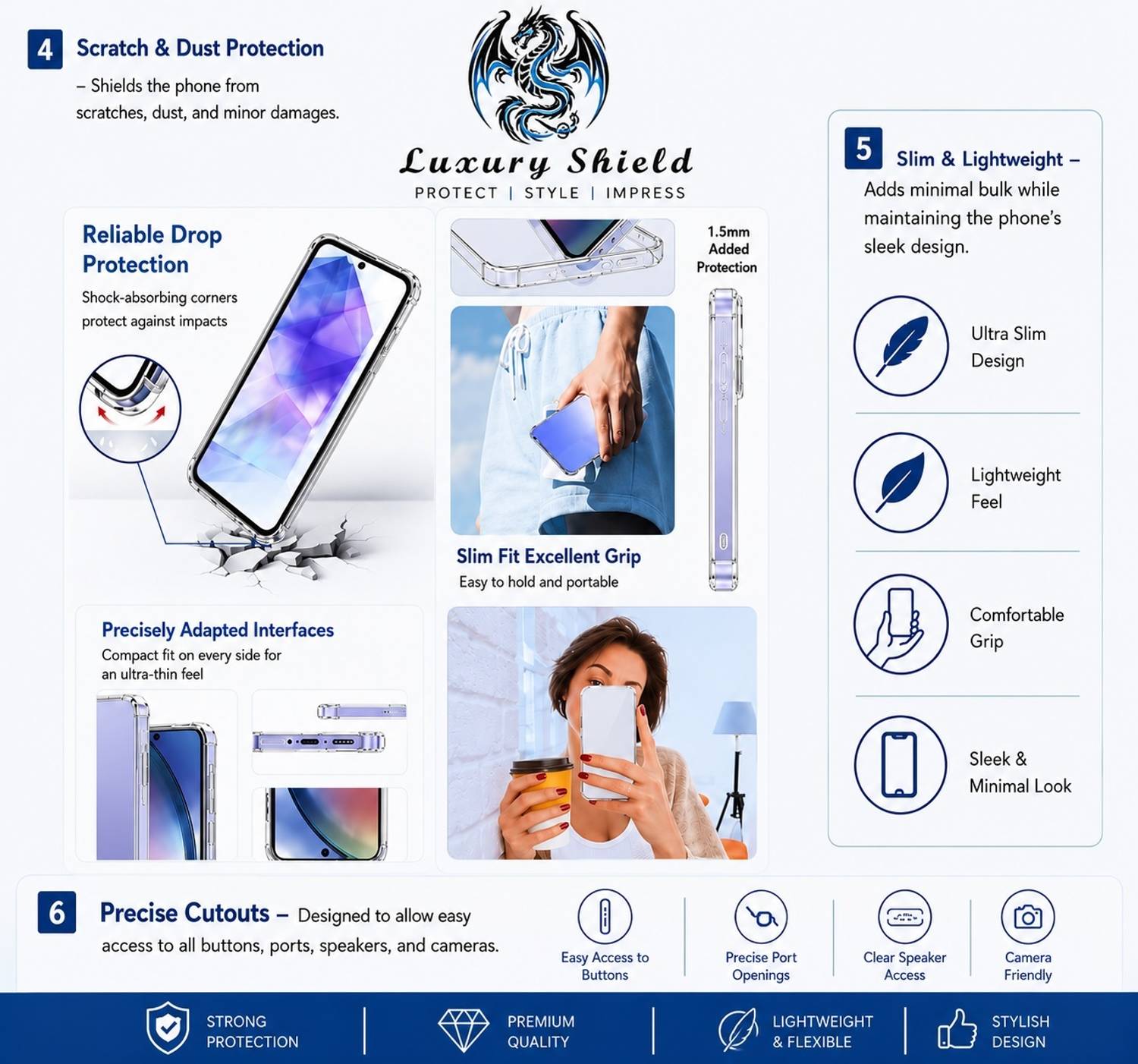 Luxury Shield Back Cover for Vivo V25 5G - Image 5