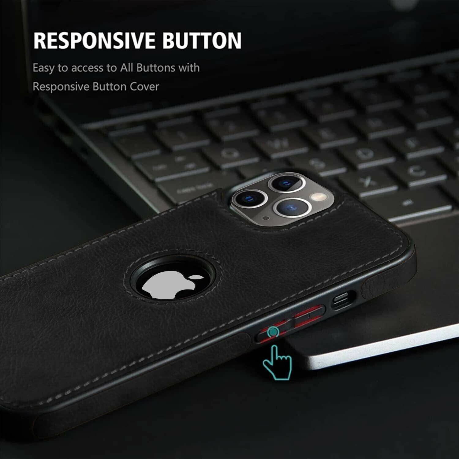 Bonqo Back Cover for iPhone 11 Pro Black - Image 3