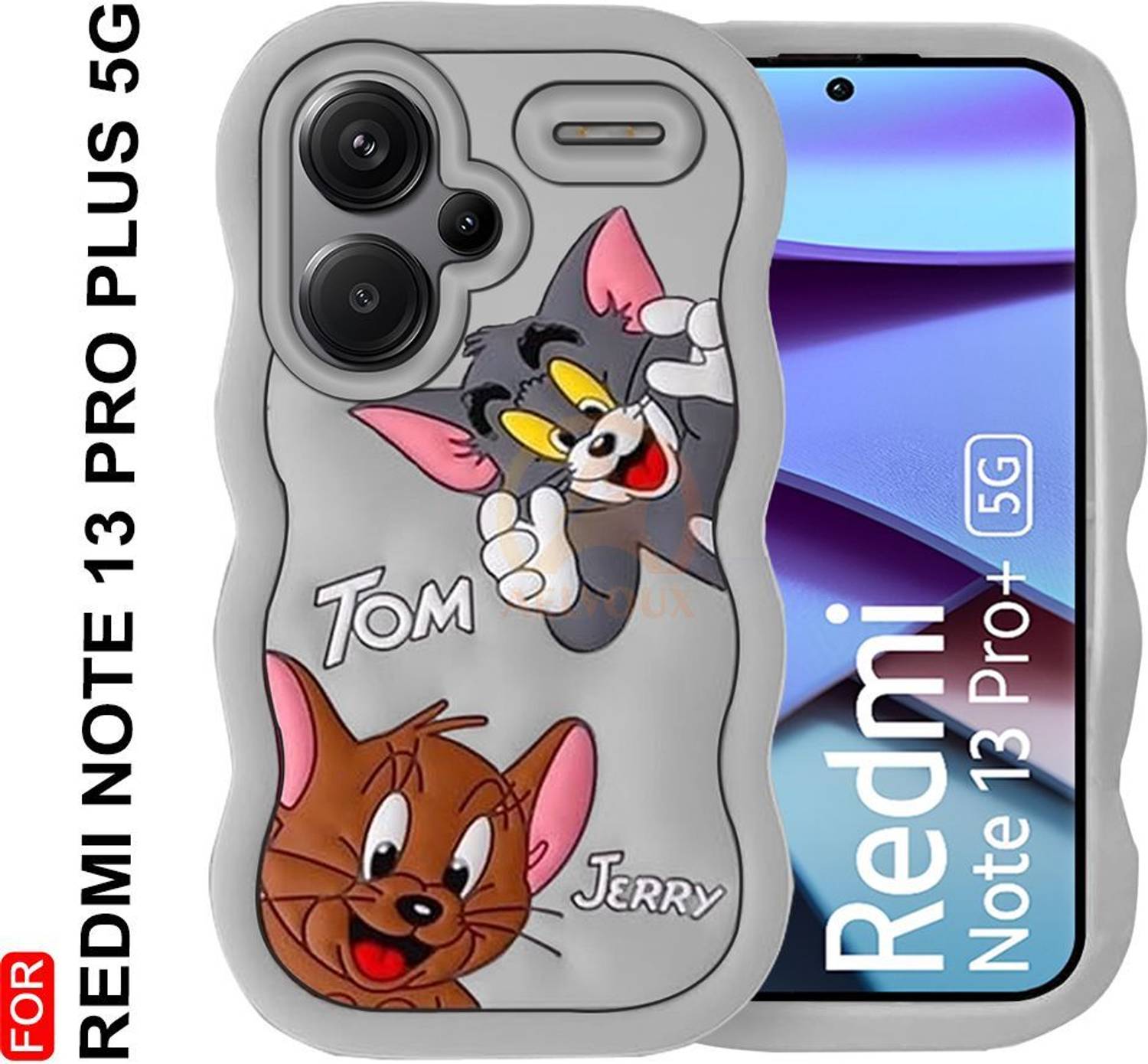 AelVouX Back Cover for Redmi Note 13 Pro Plus 5G