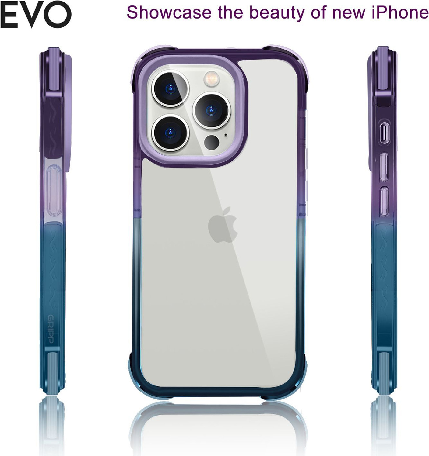 Image of Gripp Military Grade Full Protection Back Cover for Apple iPhone 14 Pro