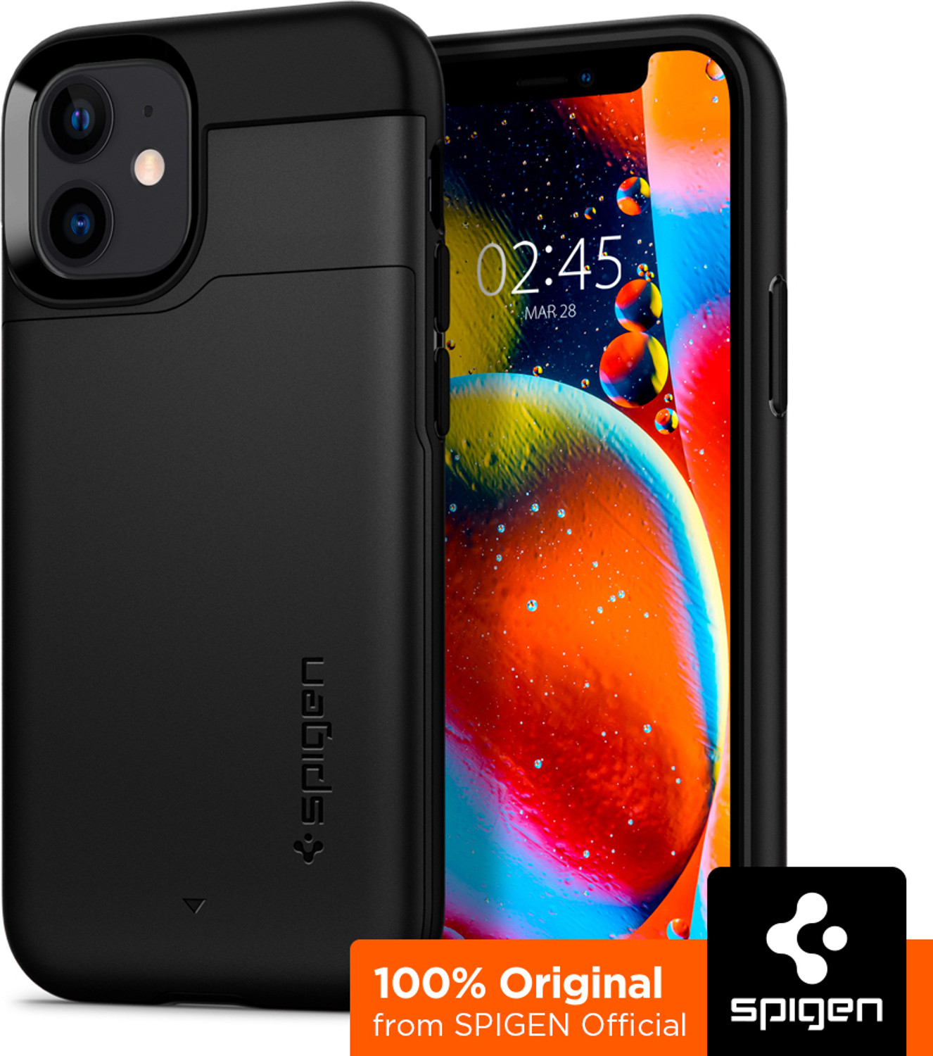 Image of Spigen Slim Armor CS Back Cover for Apple iPhone 12 Pro, Apple iPhone 12
