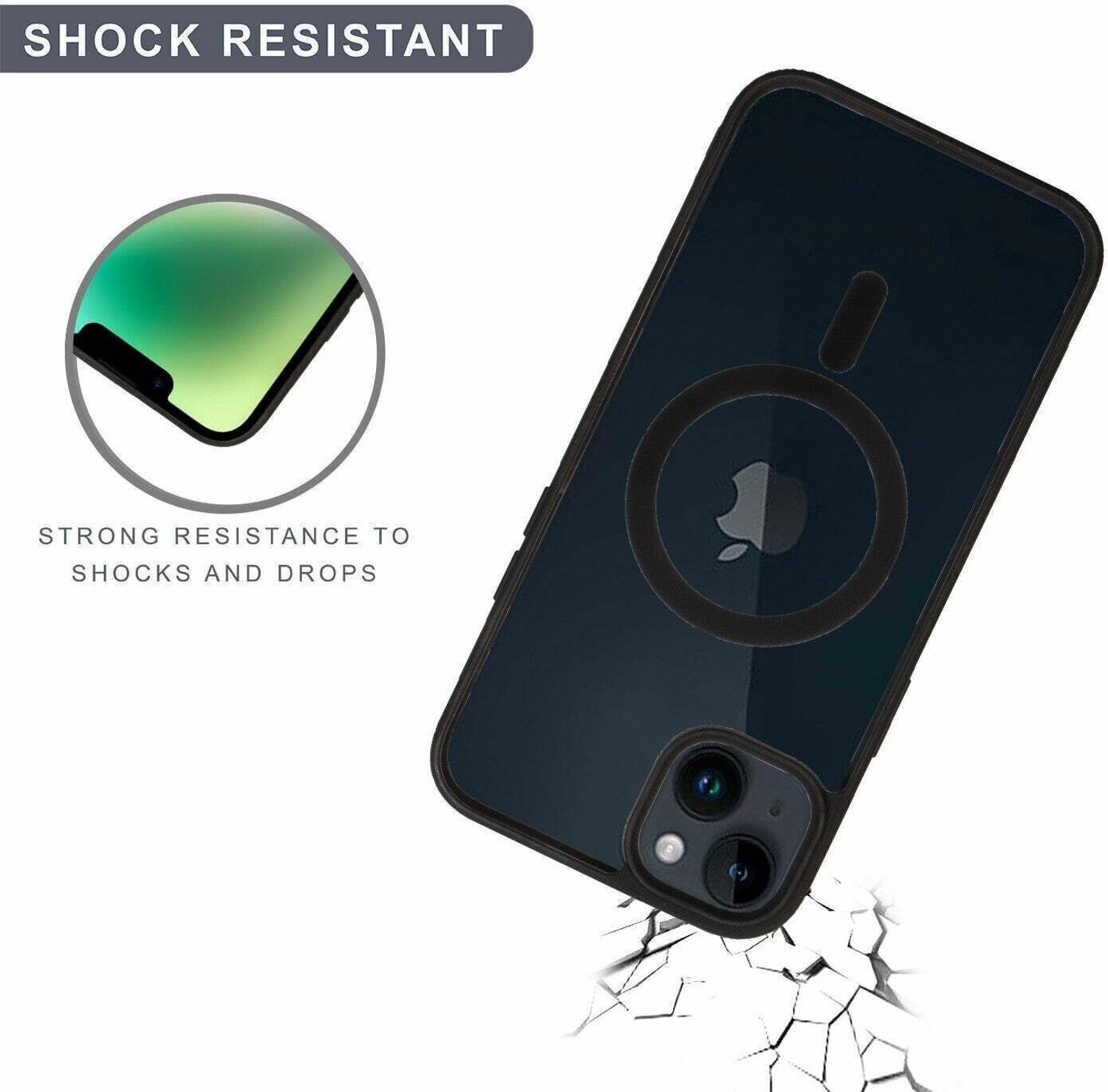 Image of Sprig Transparent Magnetic Back Cover for Apple iPhone 14, Apple iPhone 14, iPhone 14